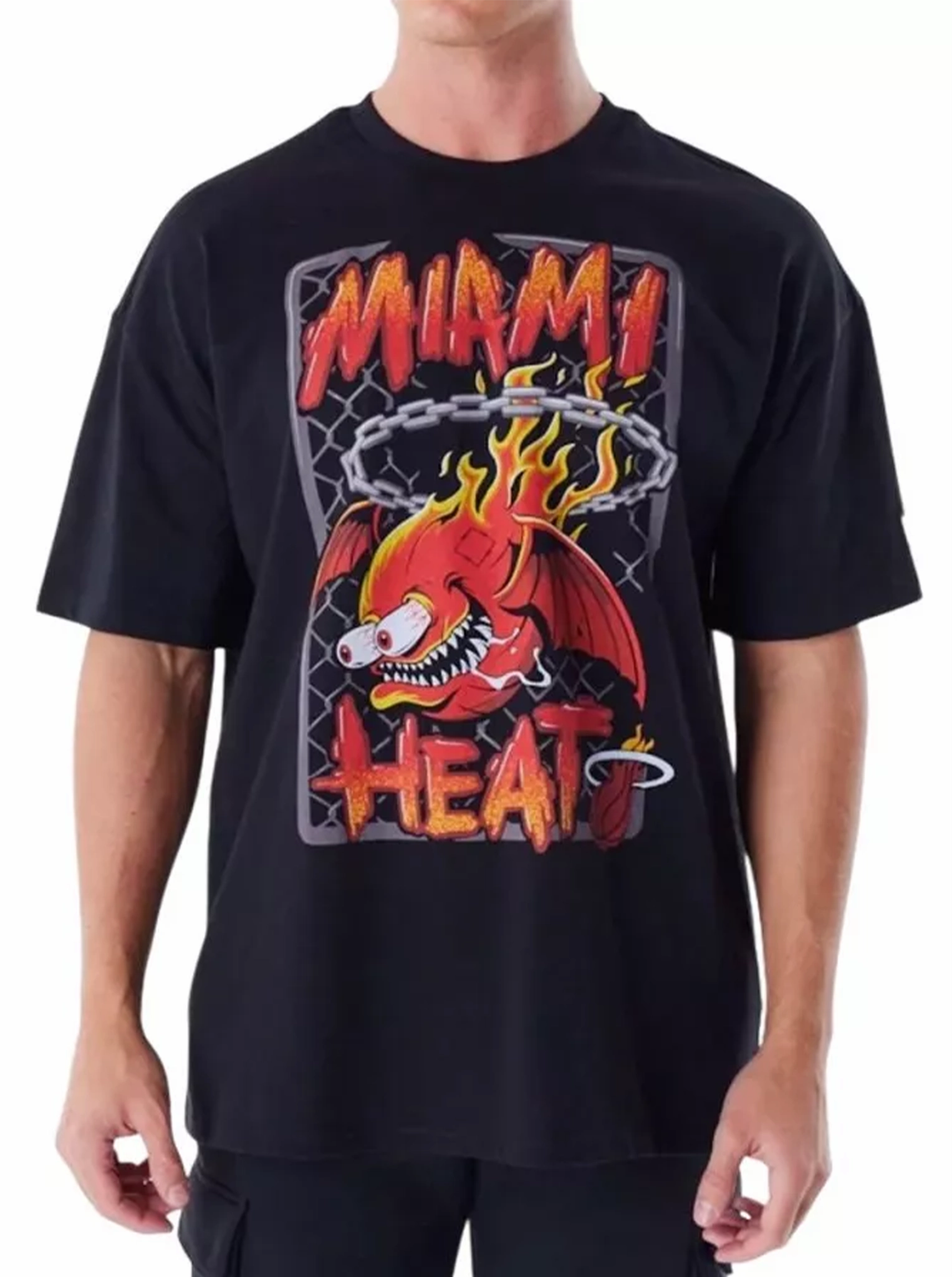 Miami Heat Drop Shoulder Tee Thermal regulation