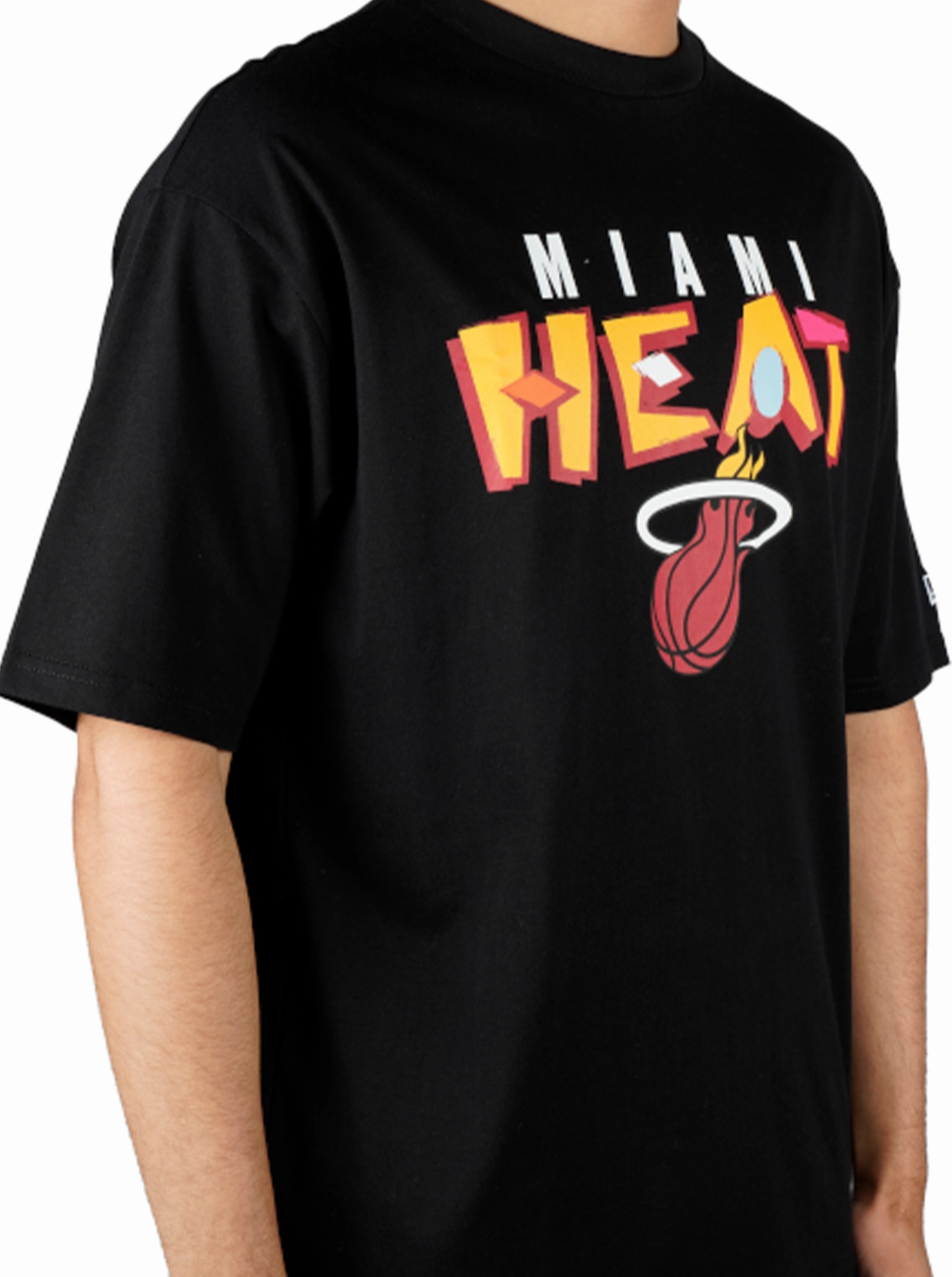 Miami Heat NBA Oversized T-Shirt Bright and Bold