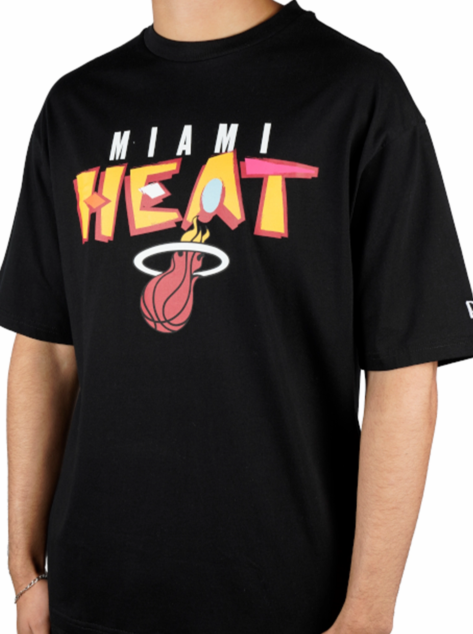 Essential Look Trendy popularity Miami Heat NBA Oversized T-Shirt