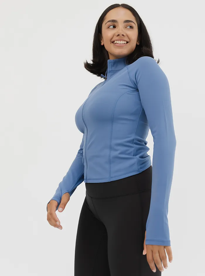 Movement Jacket In River Knee Length