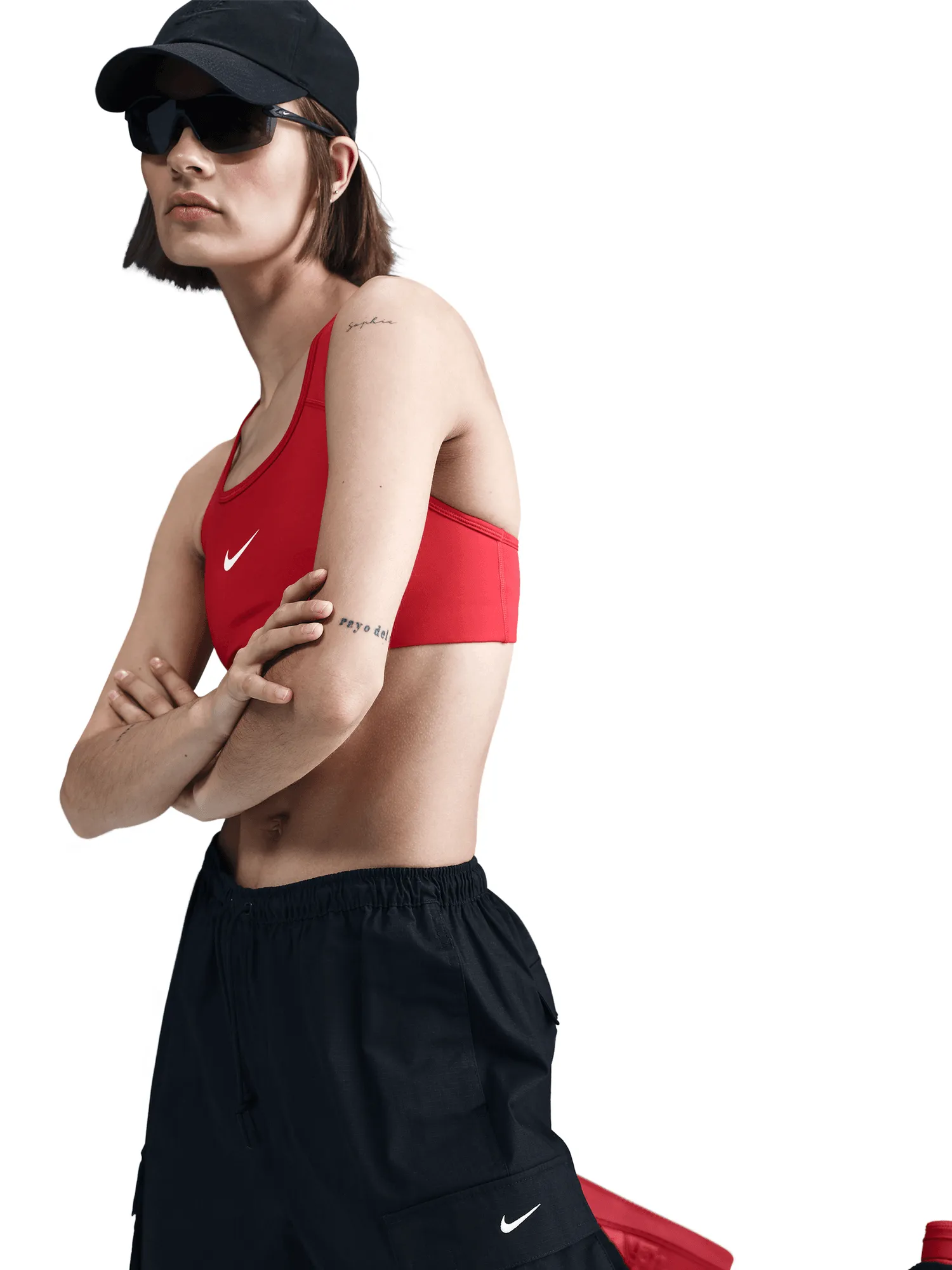 Mid-Rise Oversized Cargo Trousers Wool blend Timeless Fit