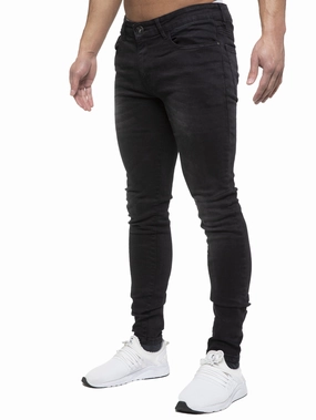 ETO | Mens Designer Slim Skinny Fit Stretch Jeans Anti Snag Threading