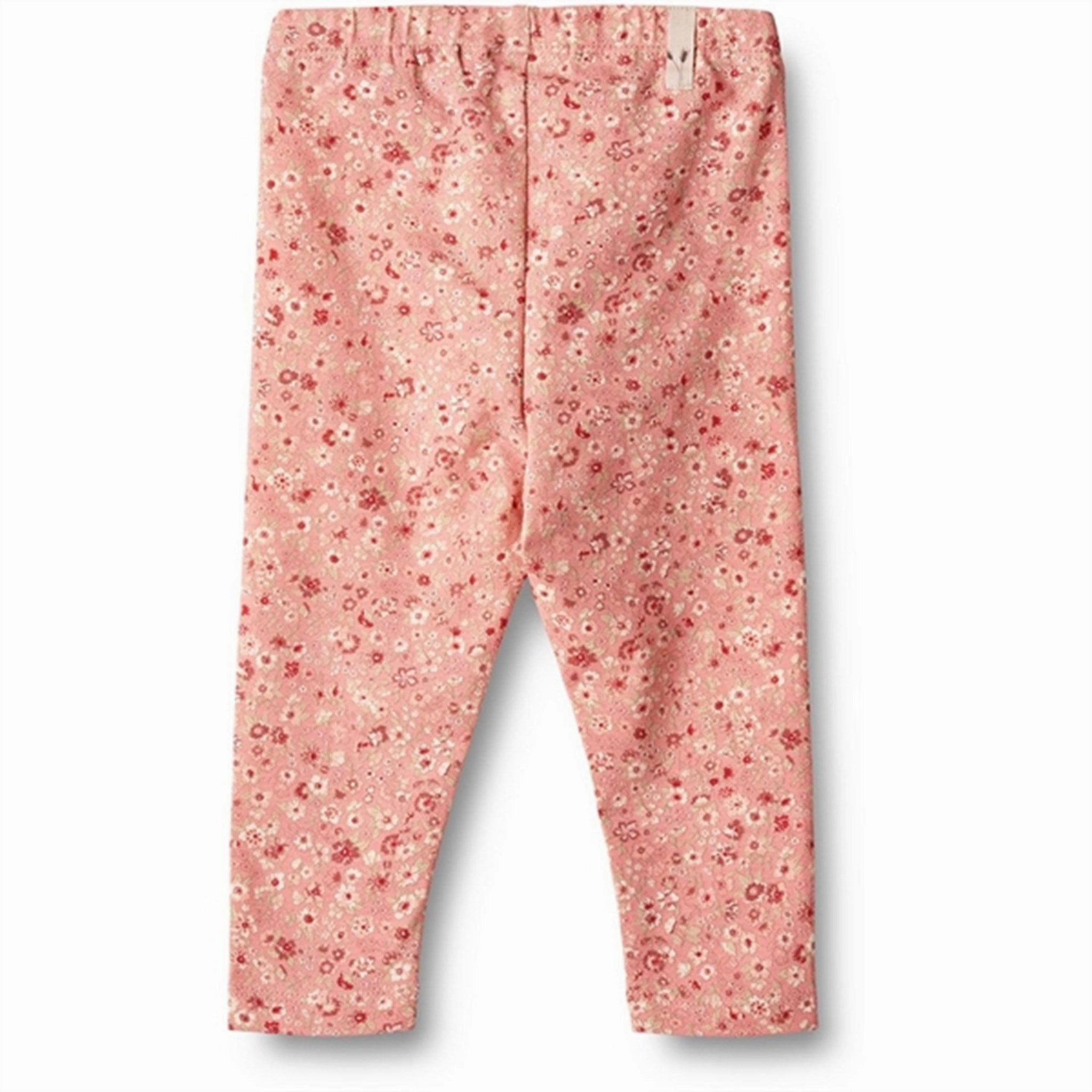 Casual Day Mesh Panel Classic Comfort Wheat Rosette Flowers Leggings Jules