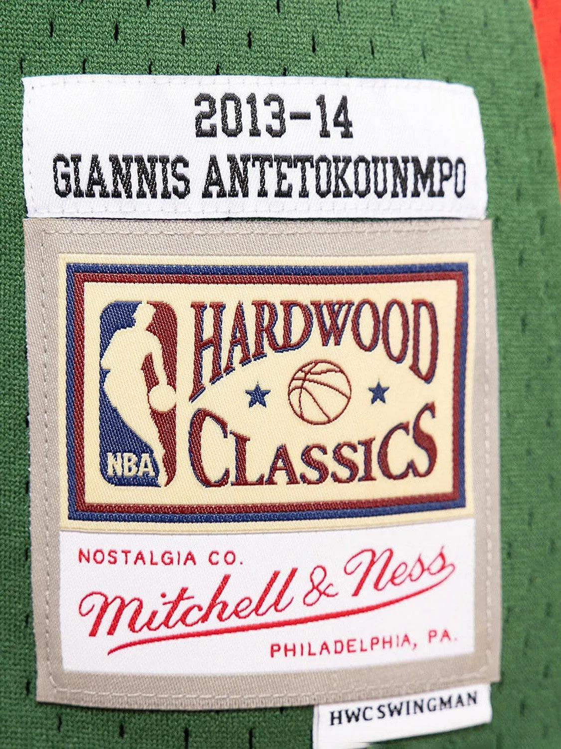 Fade Resistant Prints Training Ready Wear Milwaukee Bucks 13-14 Giannis Antetokounmpo Swingman Jersey