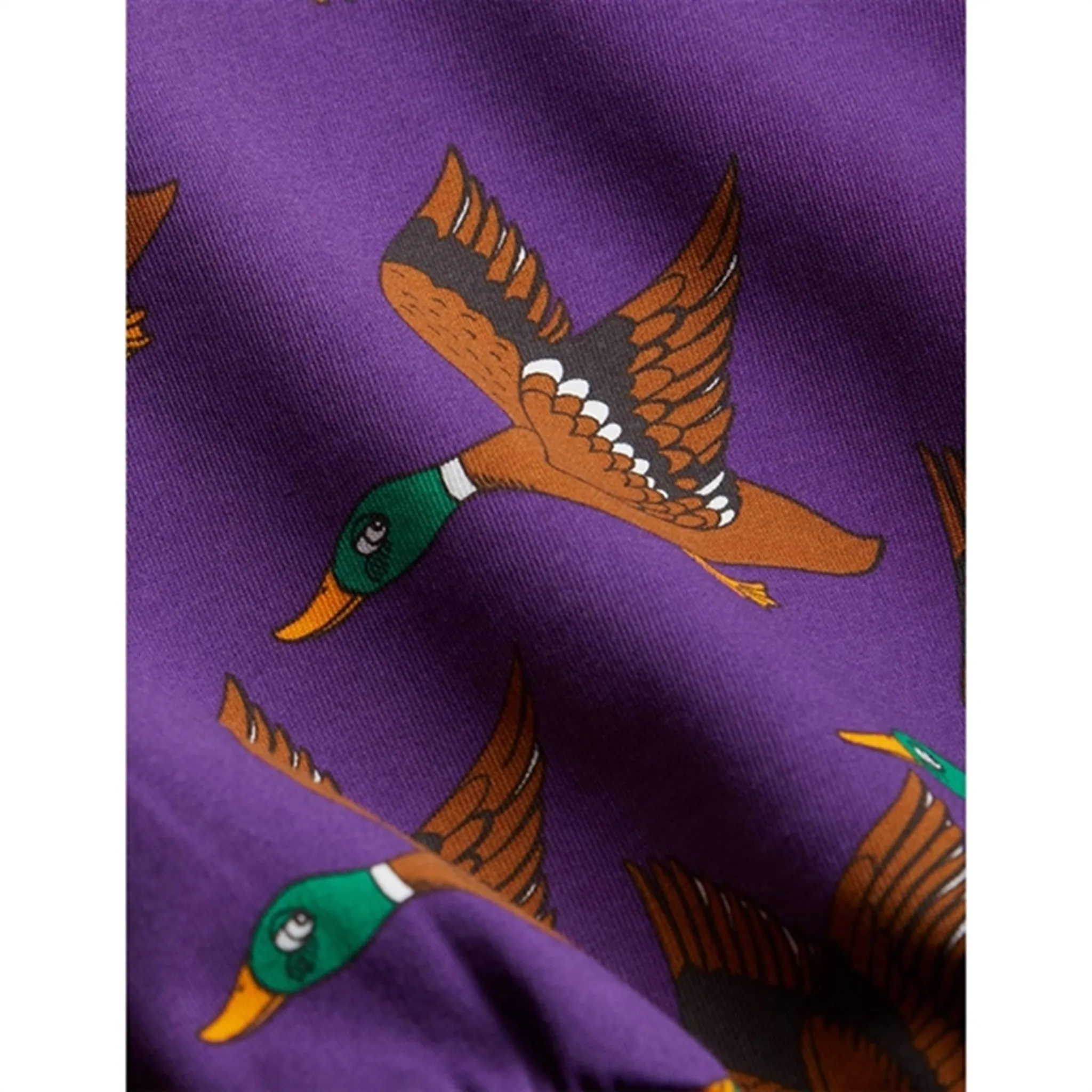 snap Mini Rodini Ducks Aop Sweatpants Purple