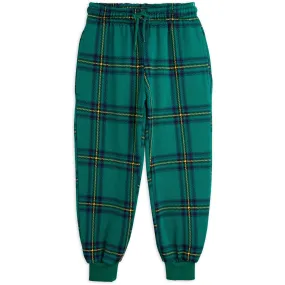 AntiStatic Lining Animal Print Mini Rodini Green Check Aop Sweatpants