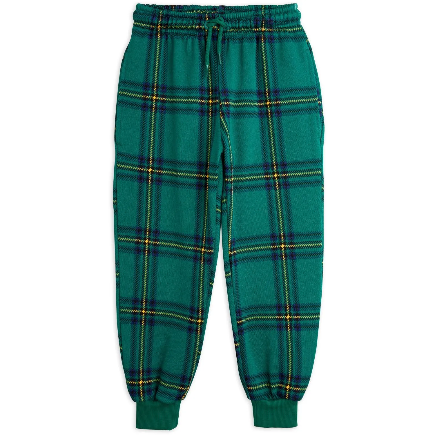Purse multi-pocketed Mini Rodini Green Check Aop Sweatpants