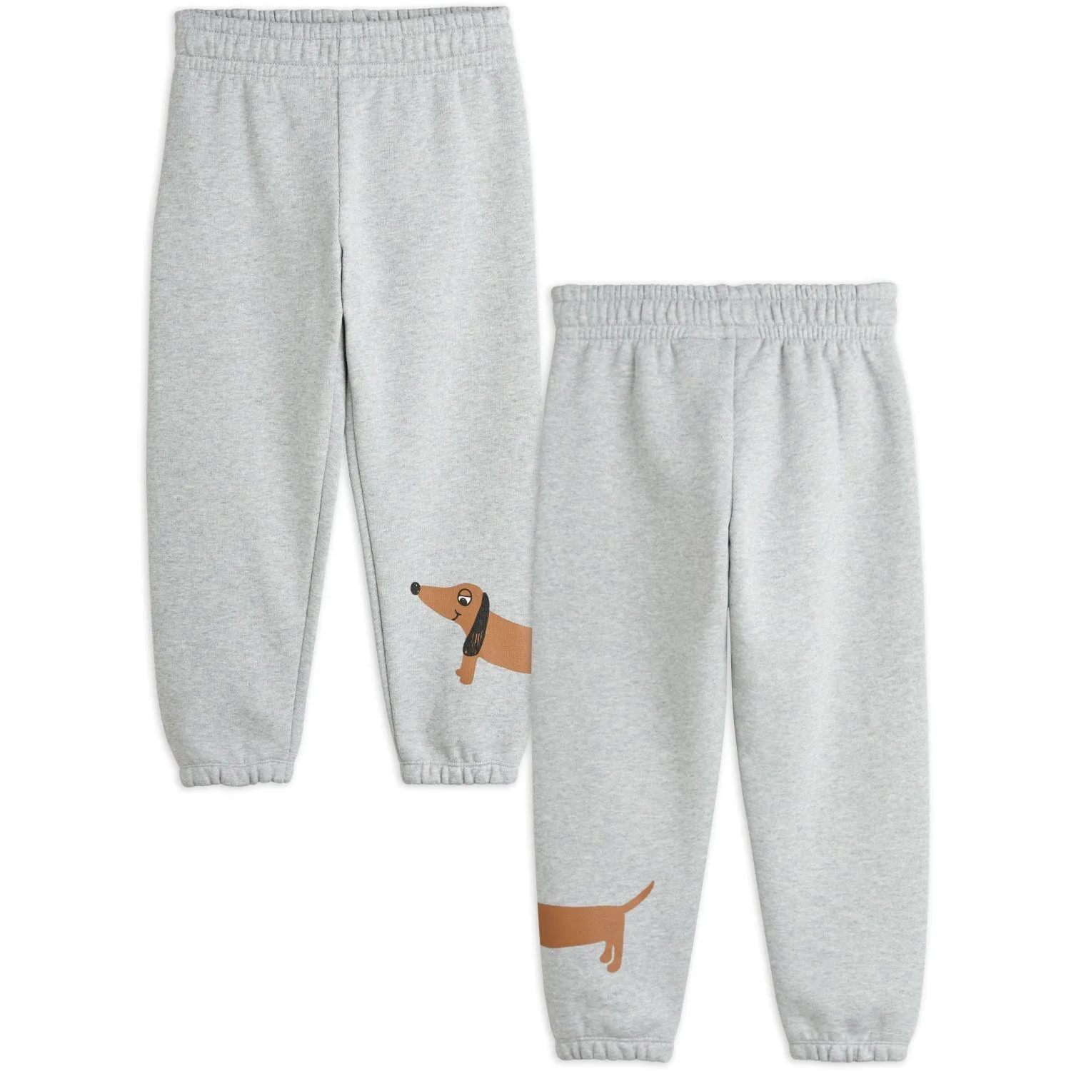 bracelet venue quick-drying Mini Rodini Grey Melange Dog Sp Sweatpants