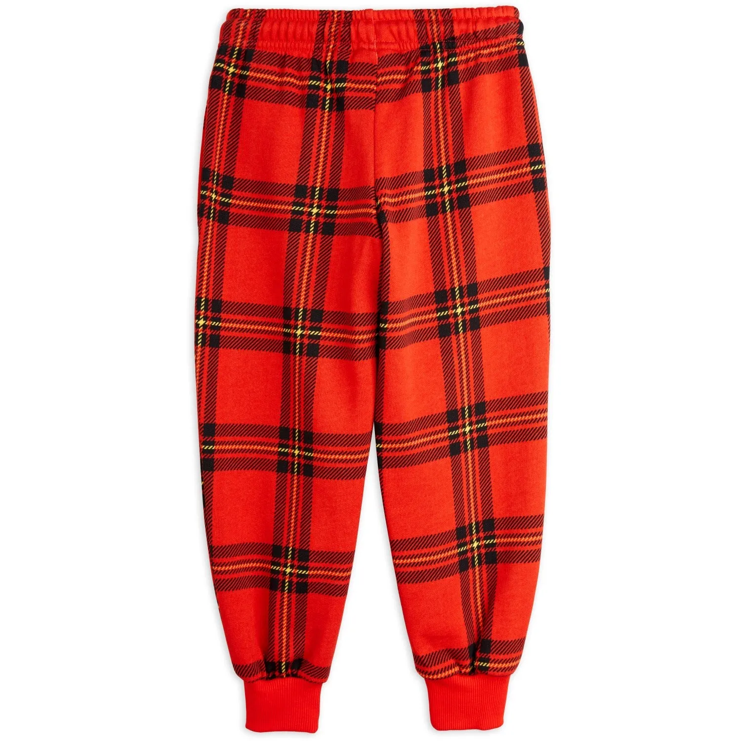 Vertical Compression System Mini Rodini Red Check Aop Sweatpants