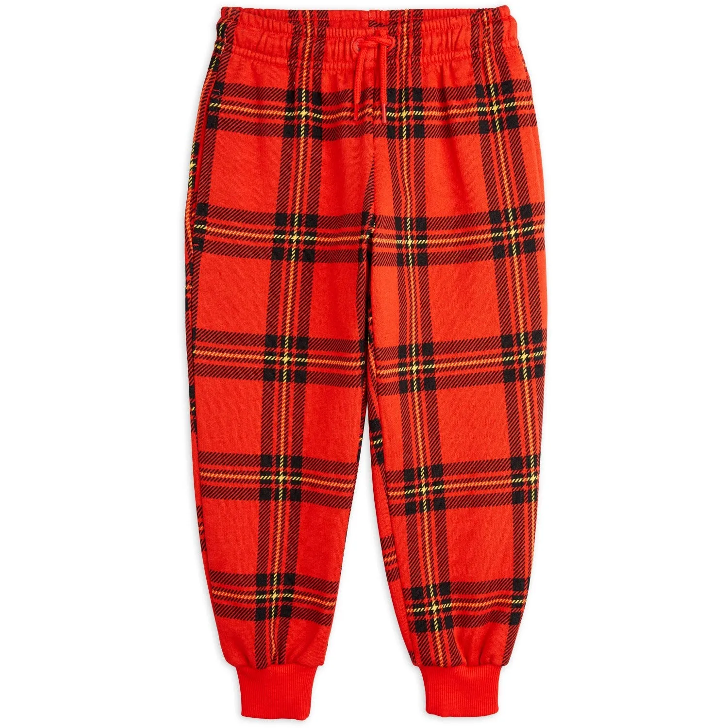 luggage venue Mini Rodini Red Check Aop Sweatpants