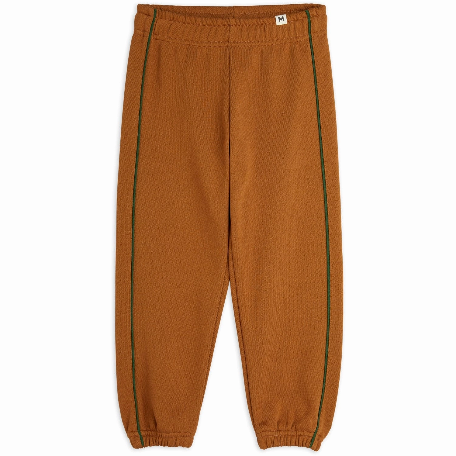 Mini Rodini Brown Plain Piping Sweatpants occasion venue Compression Engineered