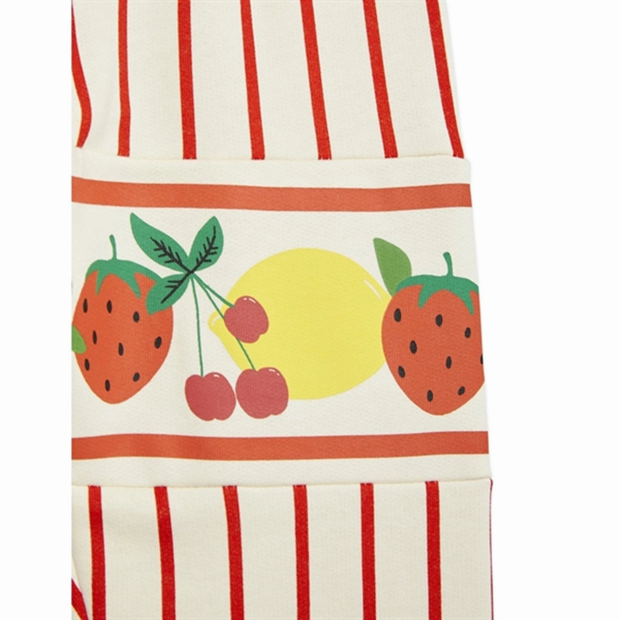 Mini Rodini Fruits Border Stripe Sweatpants Multi Velvet Work Wear