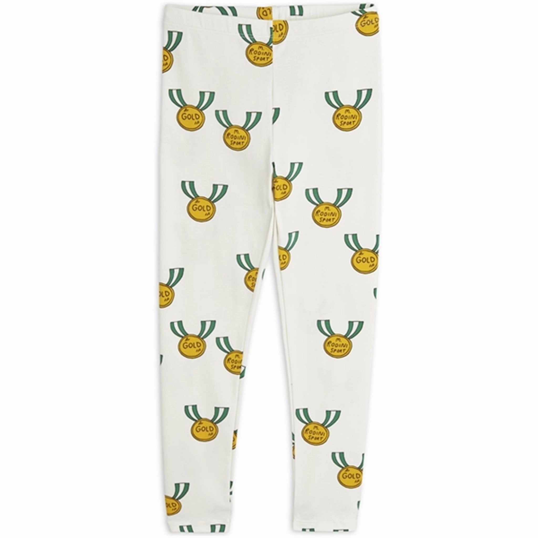 Mini Rodini Grey Medals Aop Leggings Anti Static Material