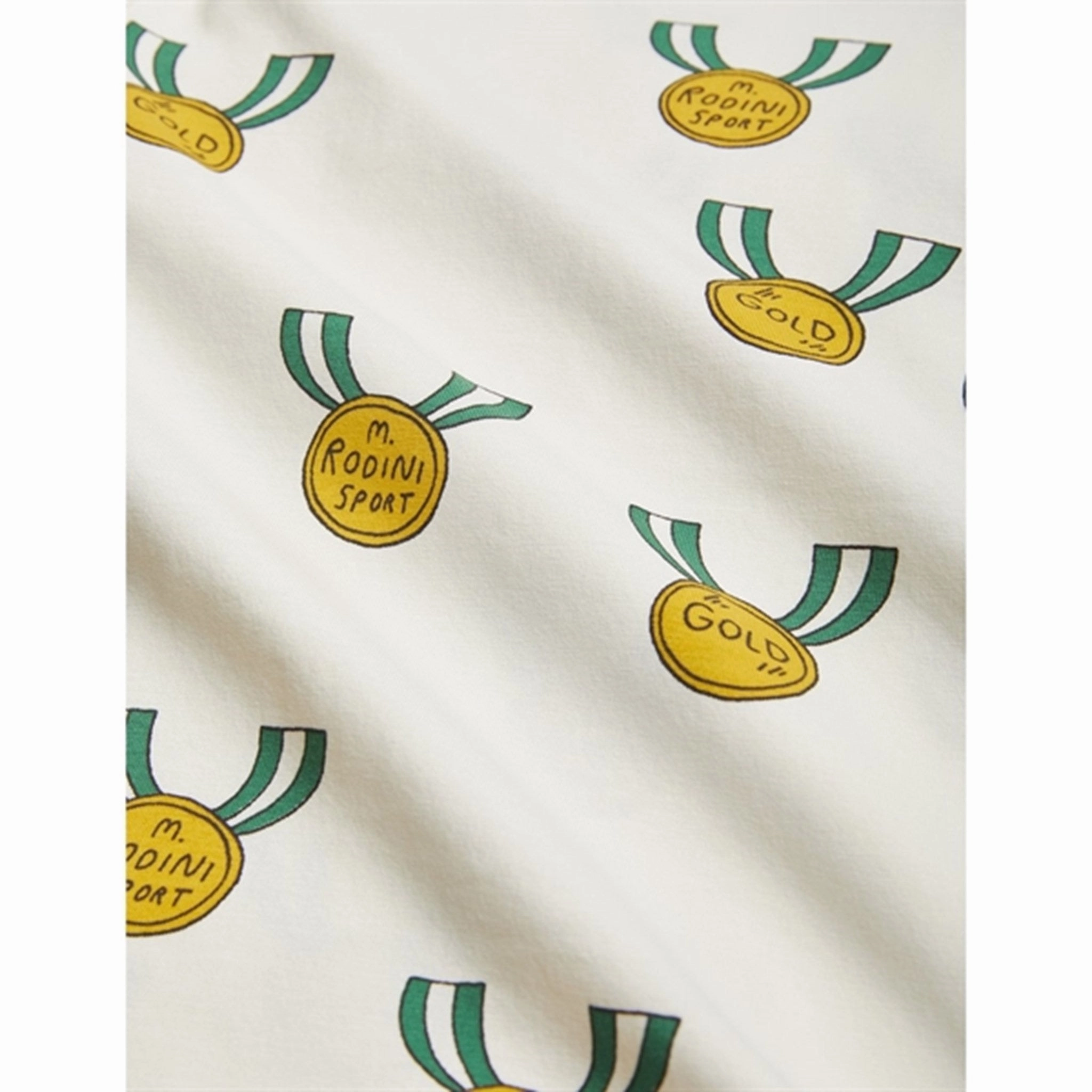 Breathable Comfort Gym outfit Mini Rodini Grey Medals Aop Leggings