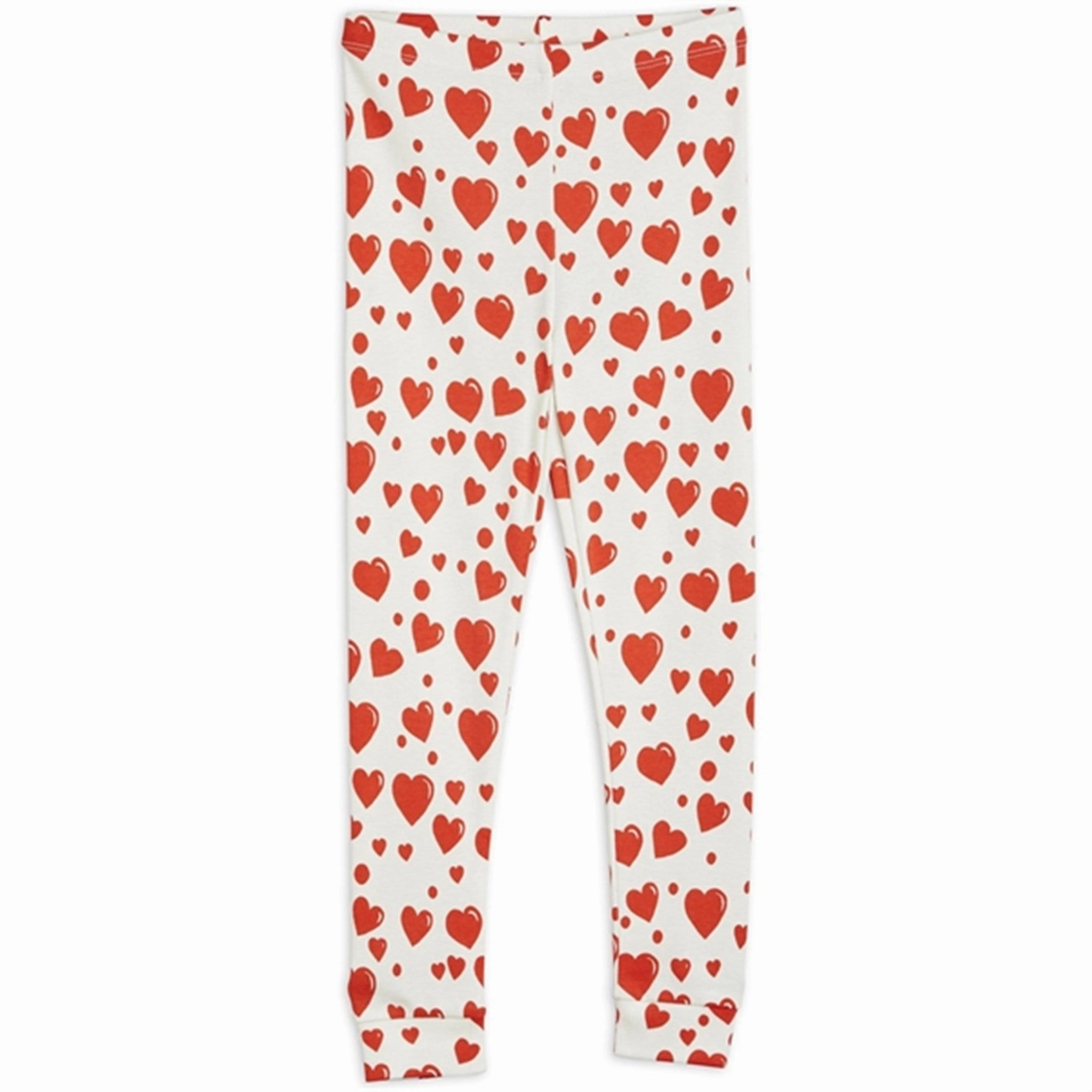 Mini Rodini Hearts Aop Leggings Multi Comfortable Design Compression Support Beginner Level