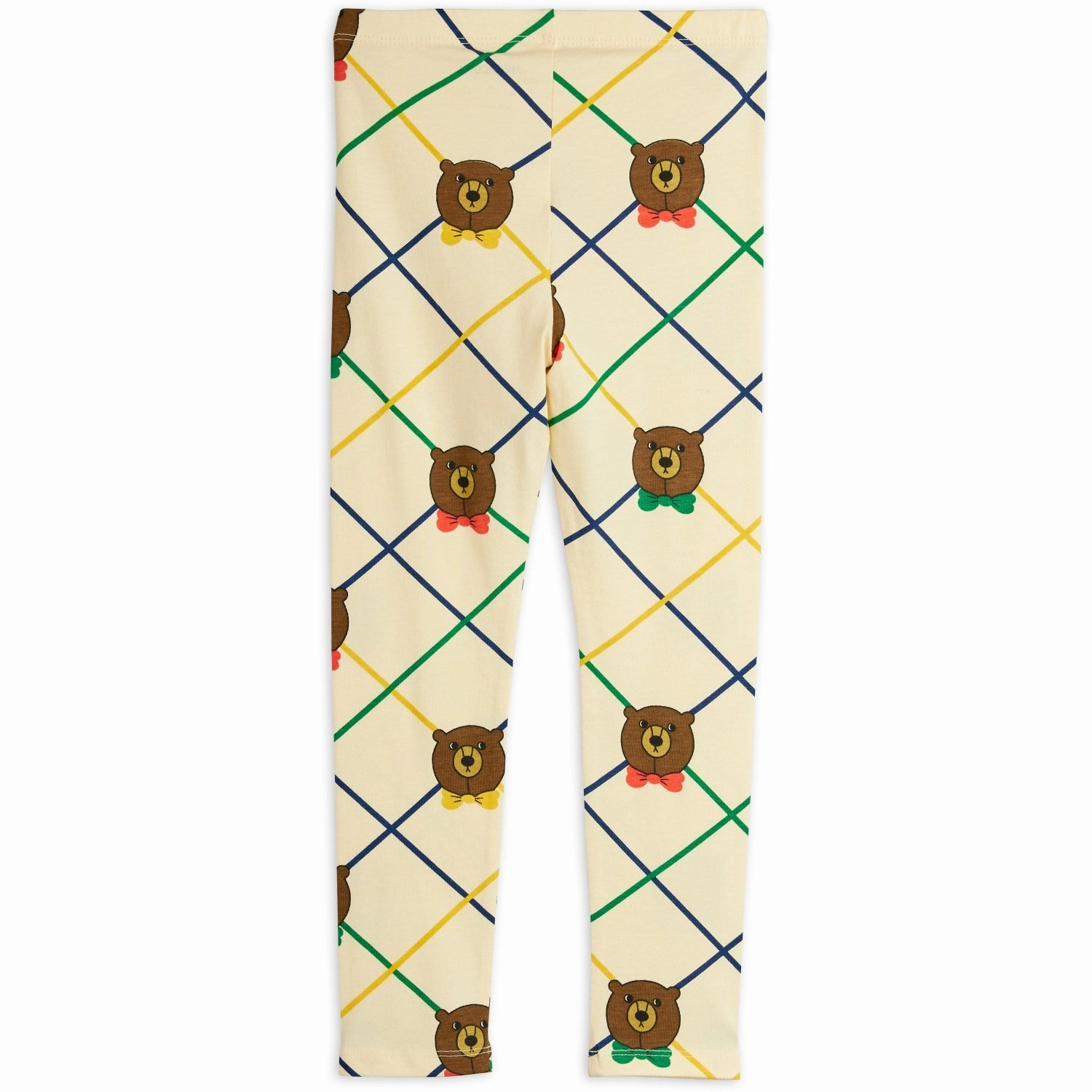 Fashion Look Mini Rodini Off-white Bear Check AOP Leggings