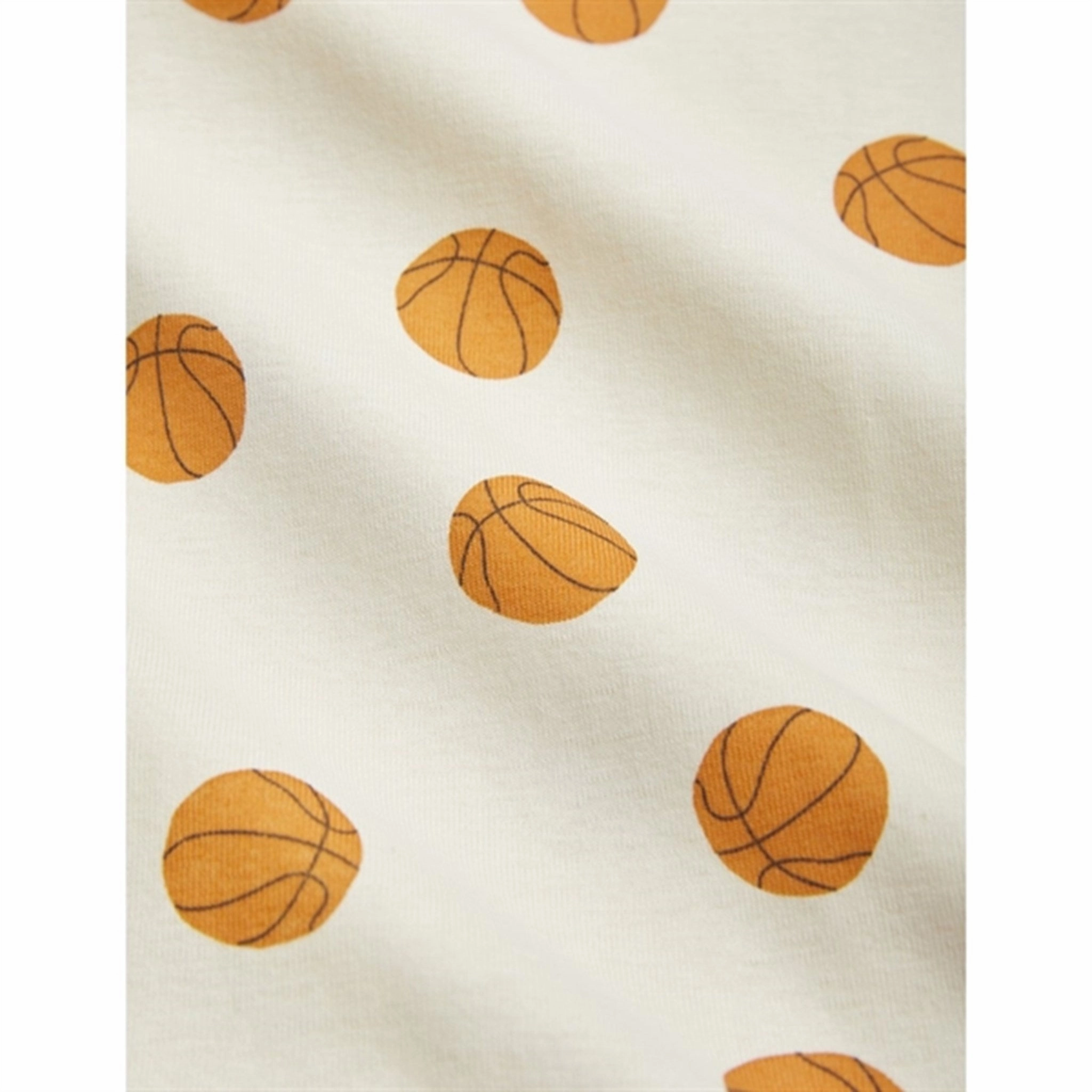 Mini Rodini Offwhite Basketball Aop Leggings Casual Stretch Design