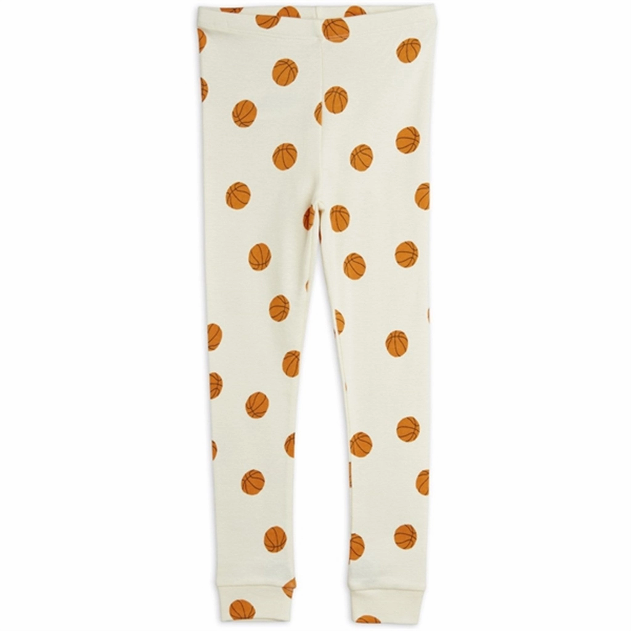 Indoor Ready Functional Wear Mini Rodini Offwhite Basketball Aop Leggings