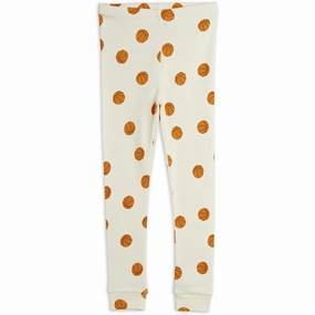 Maximum Flex Mini Rodini Offwhite Basketball Aop Leggings