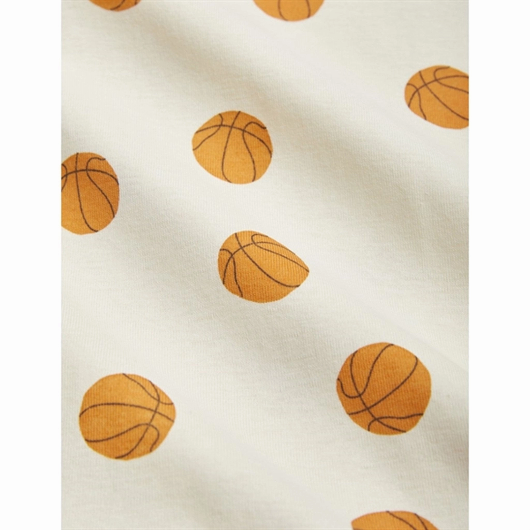 Trendy Design Sporty Comfort Fit Mini Rodini Offwhite Basketball Aop Leggings
