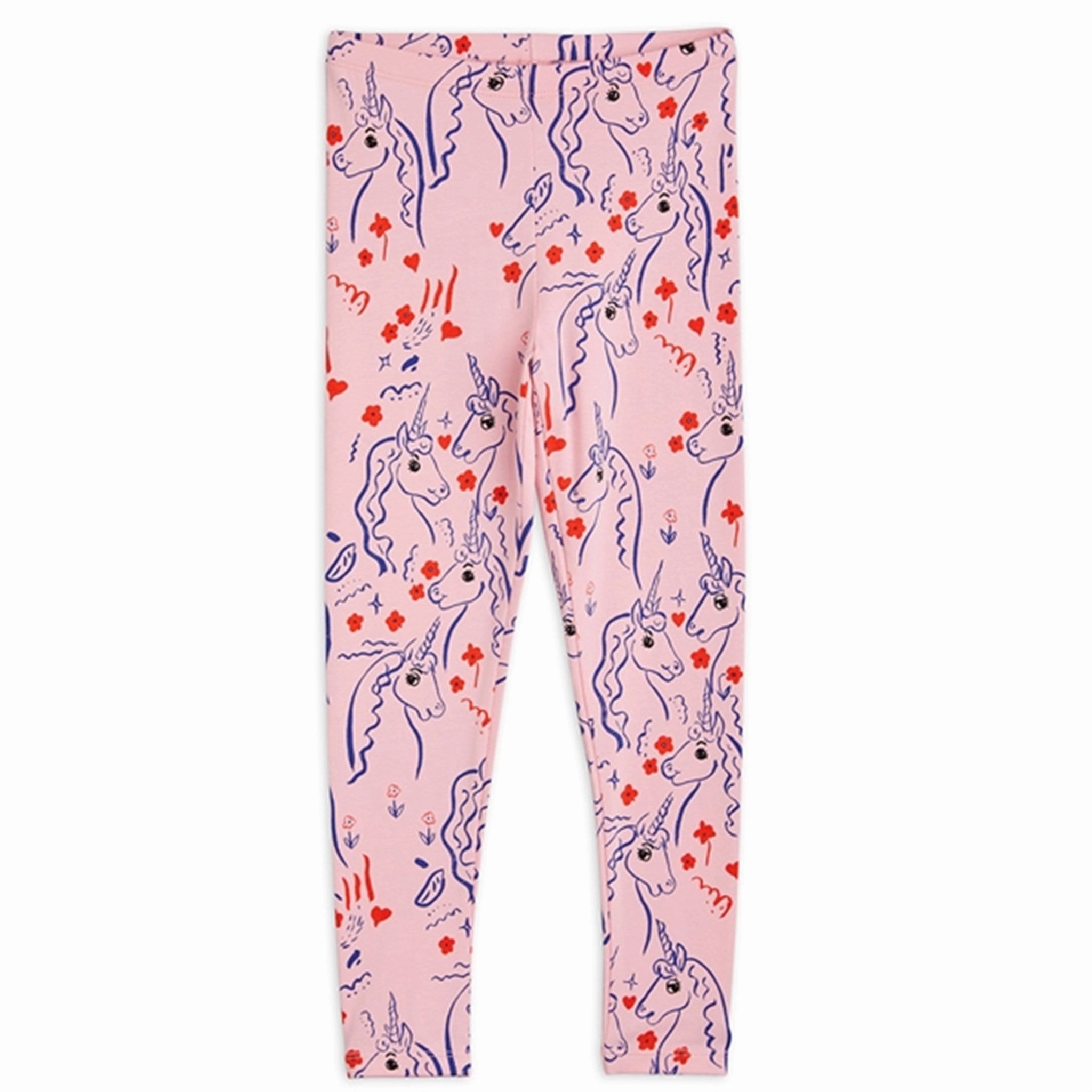 Studio Practice Eco Friendly Mini Rodini Pink Scottish Unicorns Aop Leggings