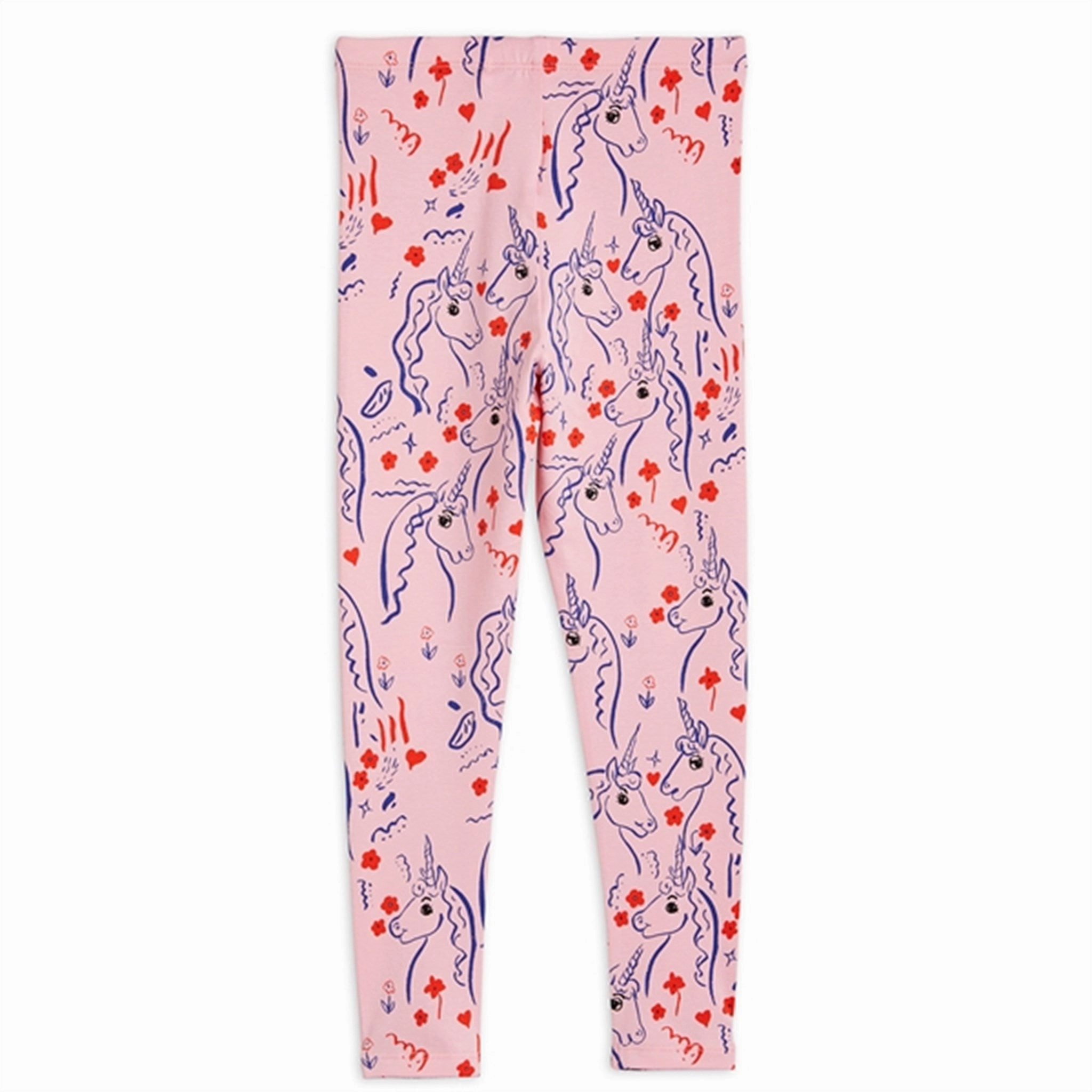 Evening Walk Anti Odor Stylish and Comfortable Mini Rodini Pink Scottish Unicorns Aop Leggings