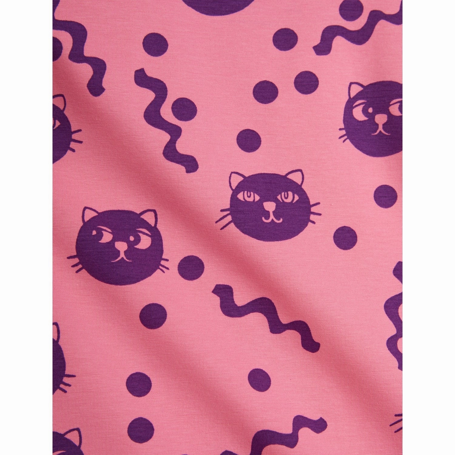 Casual Day Pro Athlete Mini Rodini Pink Squiggly Cats AOP Leggings