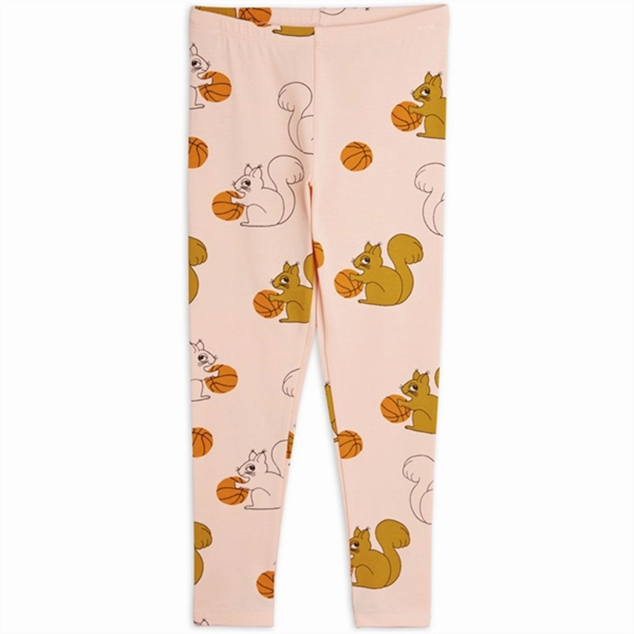 Mini Rodini Pink Squirrels Aop Leggings Breathable Comfort
