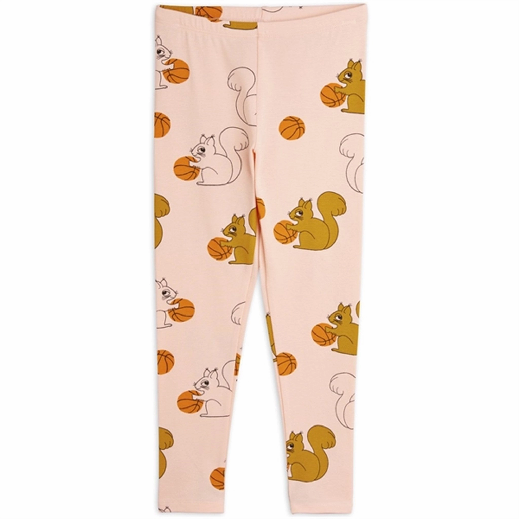 Wrinkle Resistant Eco Shopper Mini Rodini Pink Squirrels Aop Leggings