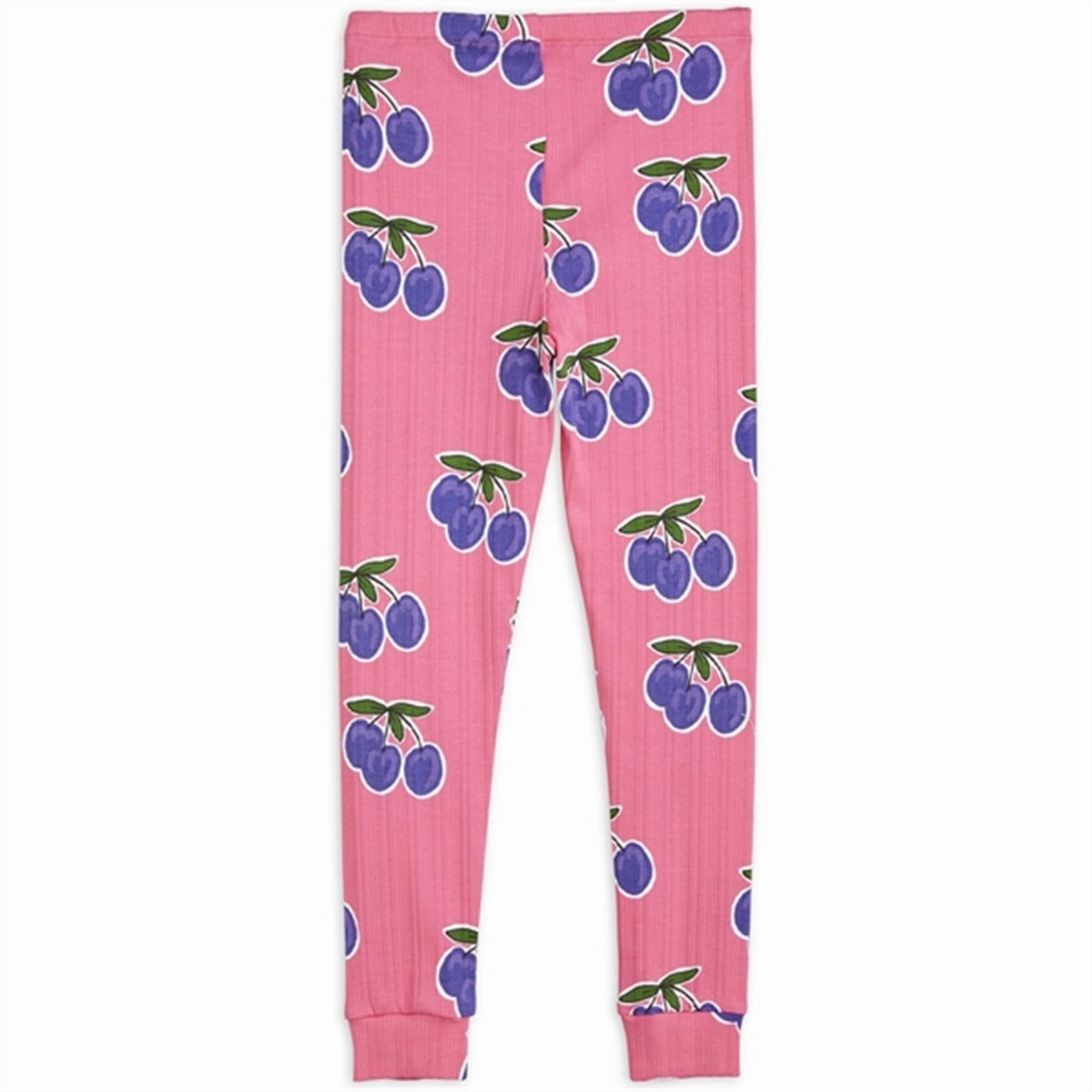 Mini Rodini Plum Aop Leggings Pink Pink Soft Wear