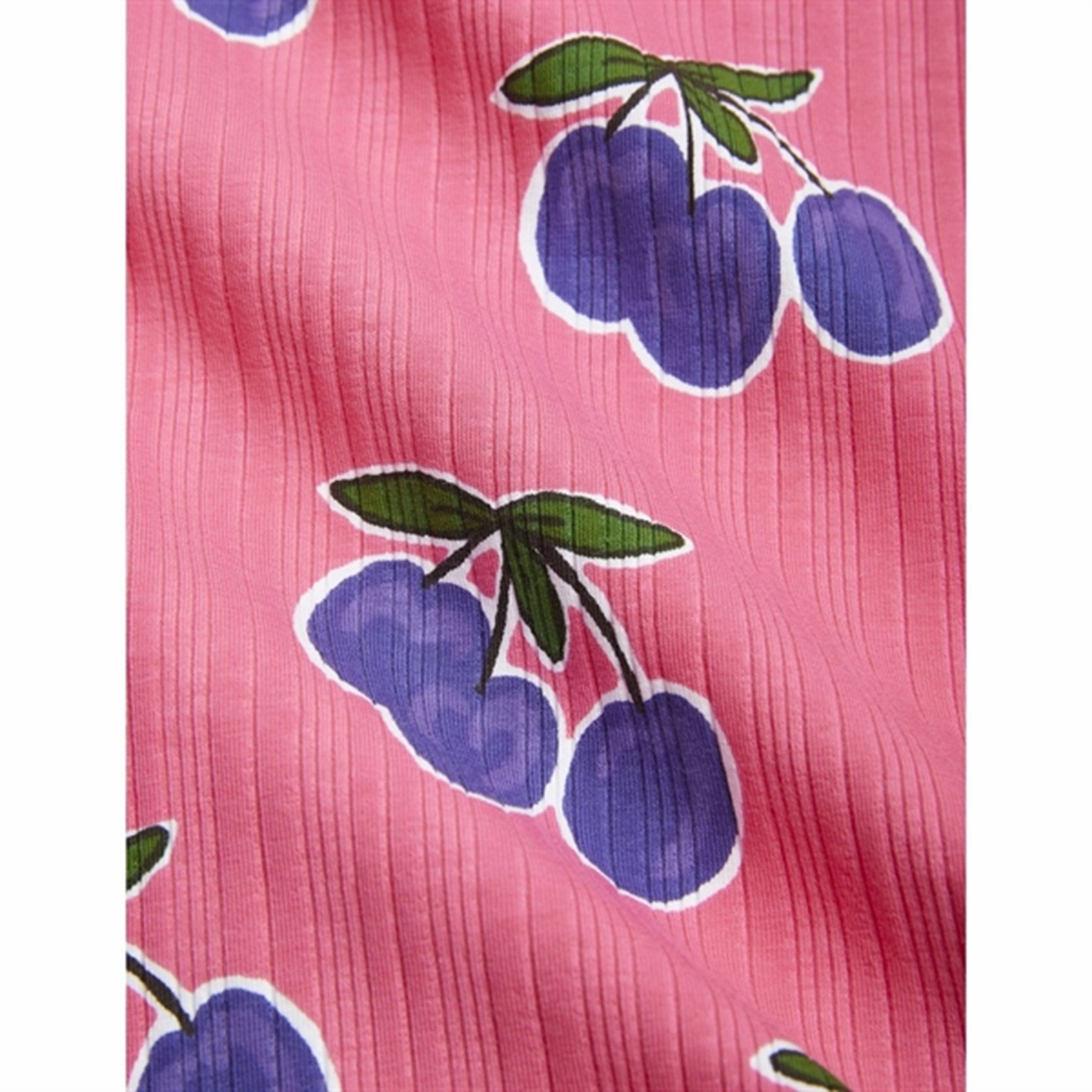 Mini Rodini Plum Aop Leggings Pink Pink Slim Look
