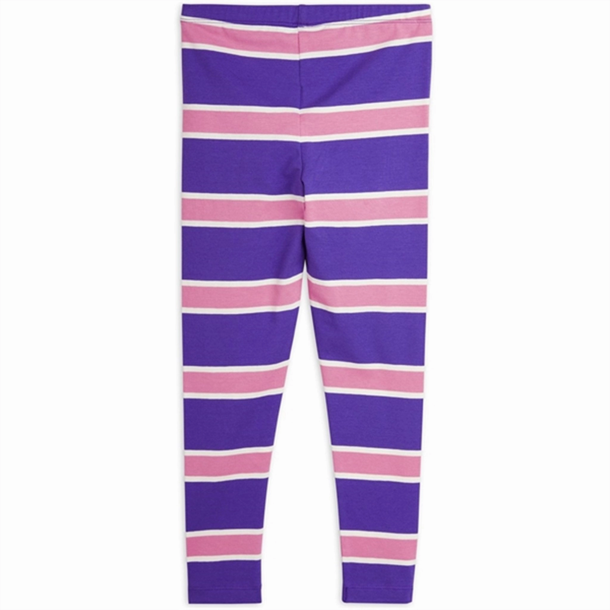 Body-Hugging Fit Street Comfort Mini Rodini Purple Stripe Leggings