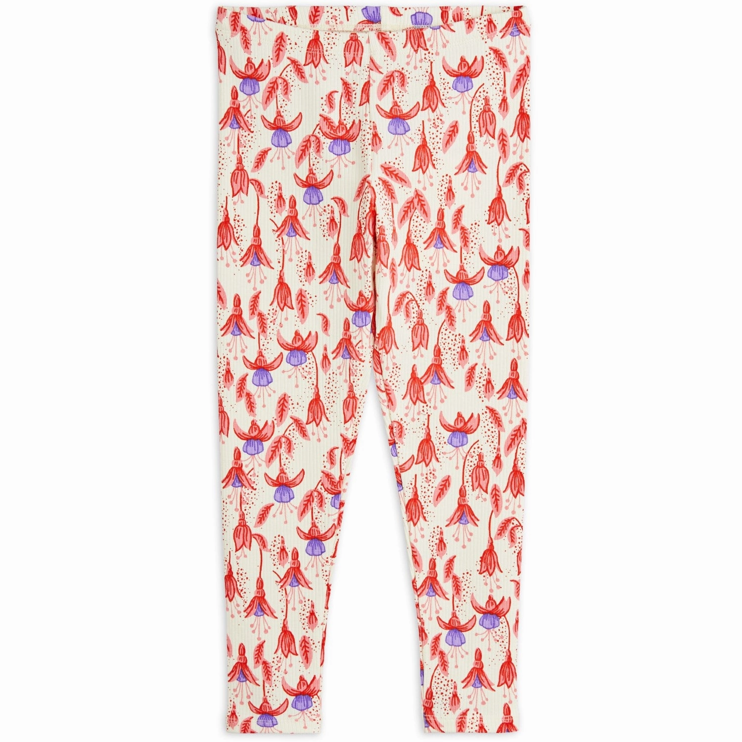 Quick Dry For Kids Mini Rodini Red Fuchsia Aop Leggings