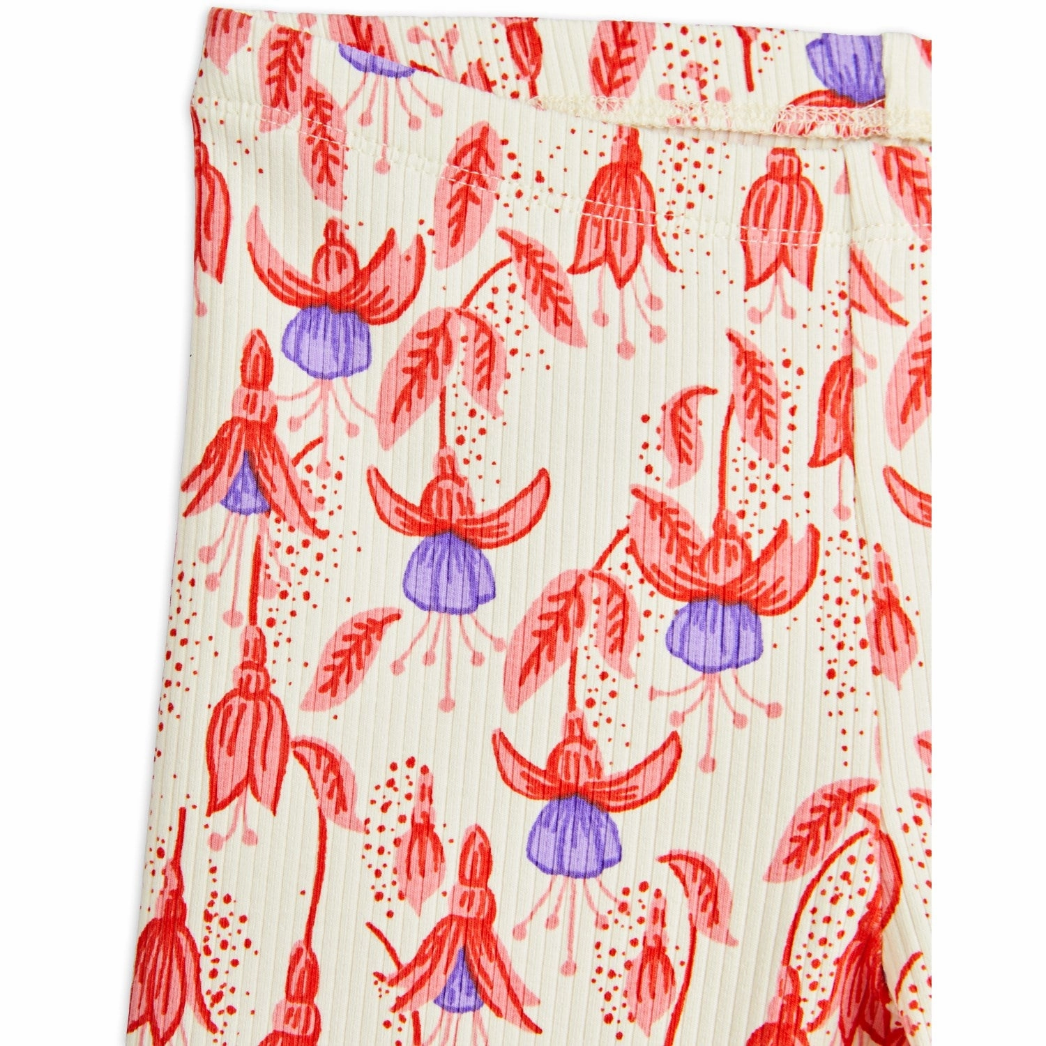 Mini Rodini Red Fuchsia Aop Leggings All Fitwear