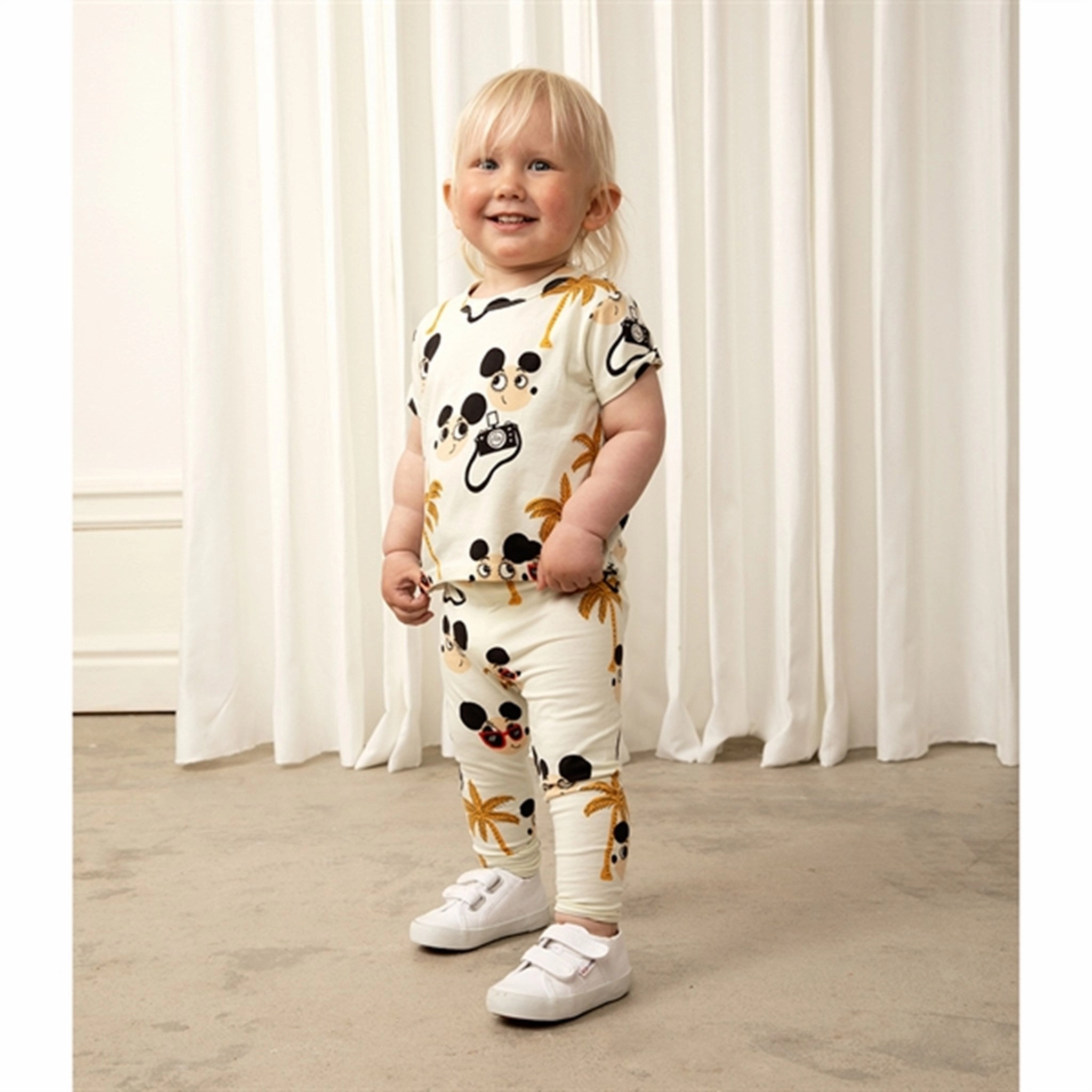 Mini Rodini Ritzratz Aop Leggings Multi Total Fit