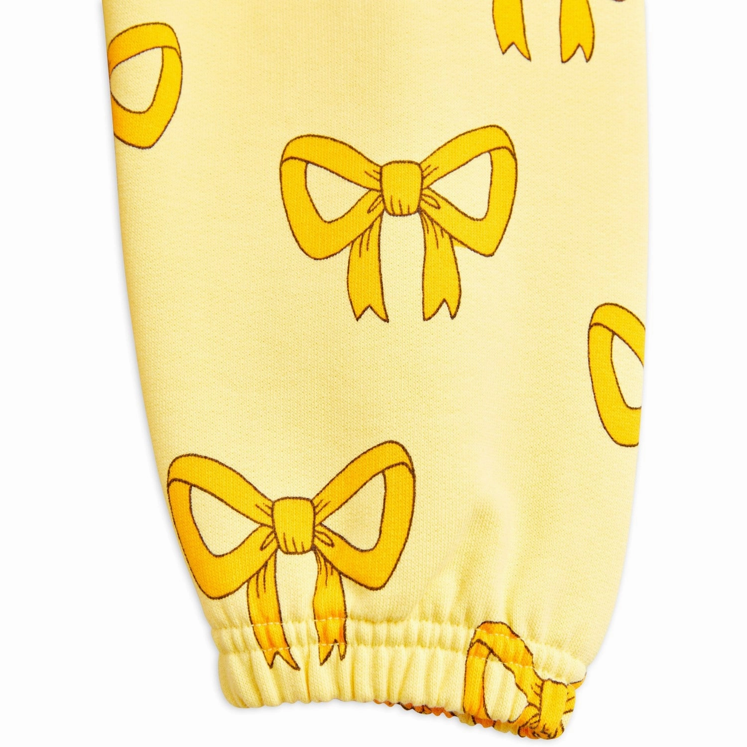 Mini Rodini Yellow Bow Aop Sweatpants Polyamide waterproof