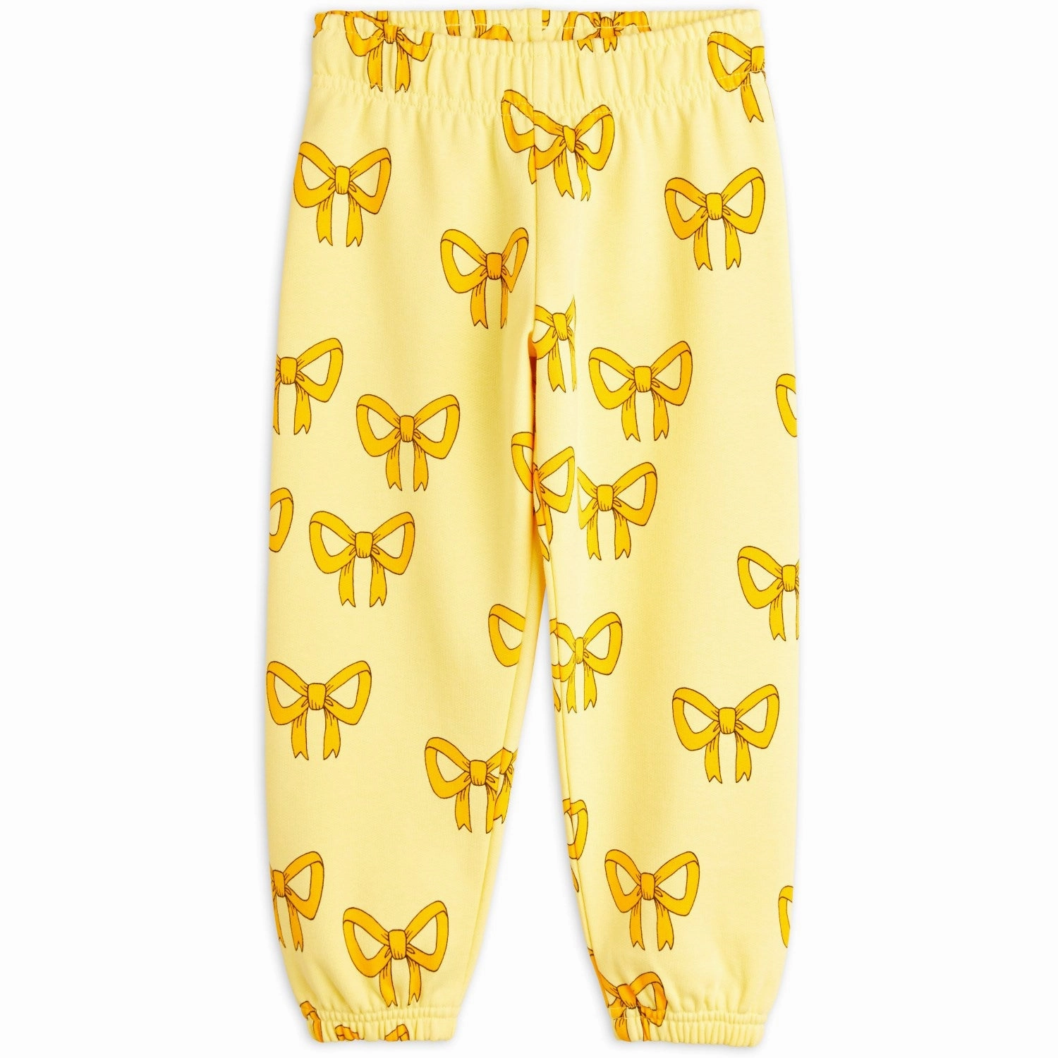 Mini Rodini Yellow Bow Aop Sweatpants ink