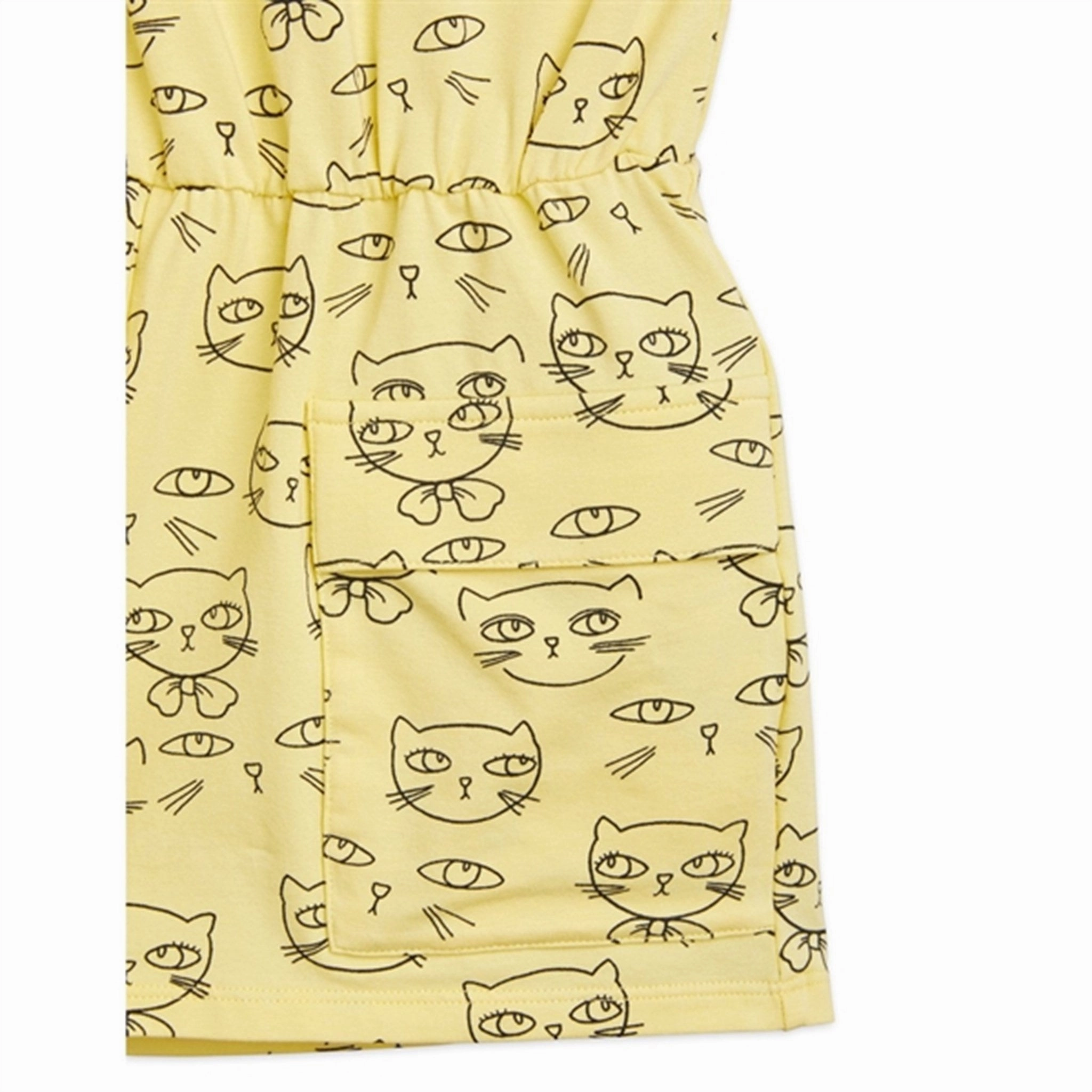 Mini Rodini Yellow Cathlethes Aop Summer Suit Minimal Guest