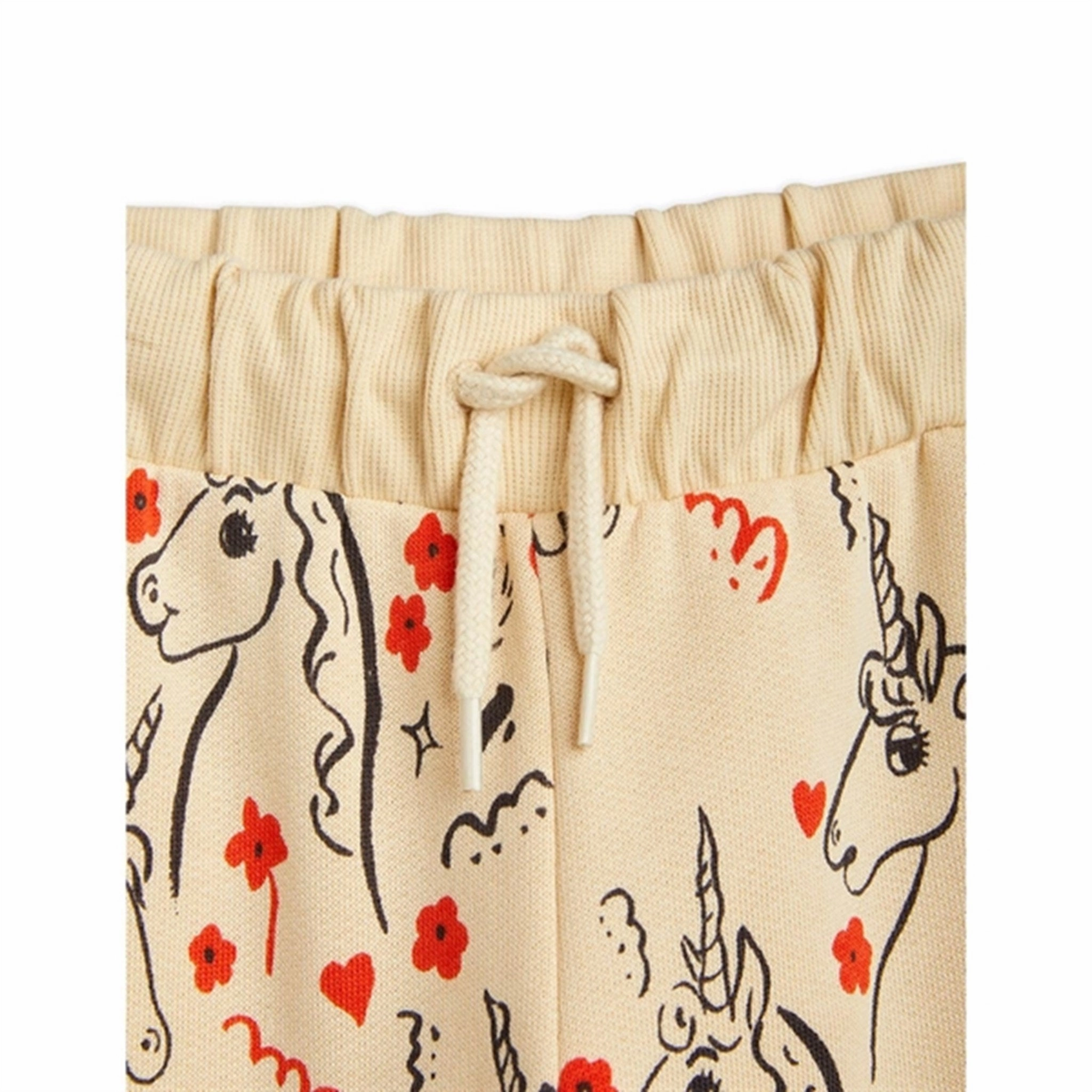 Mini Rodini Yellow Scottish Unicorns Aop Sweatpants Urban Performance Sporty Chic