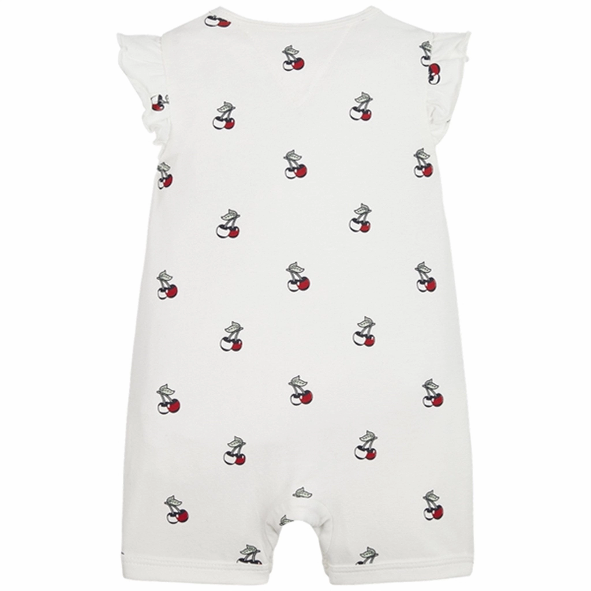 Tommy Hilfiger Baby Waffle Onesie Cherry Allover Picnic Vivid