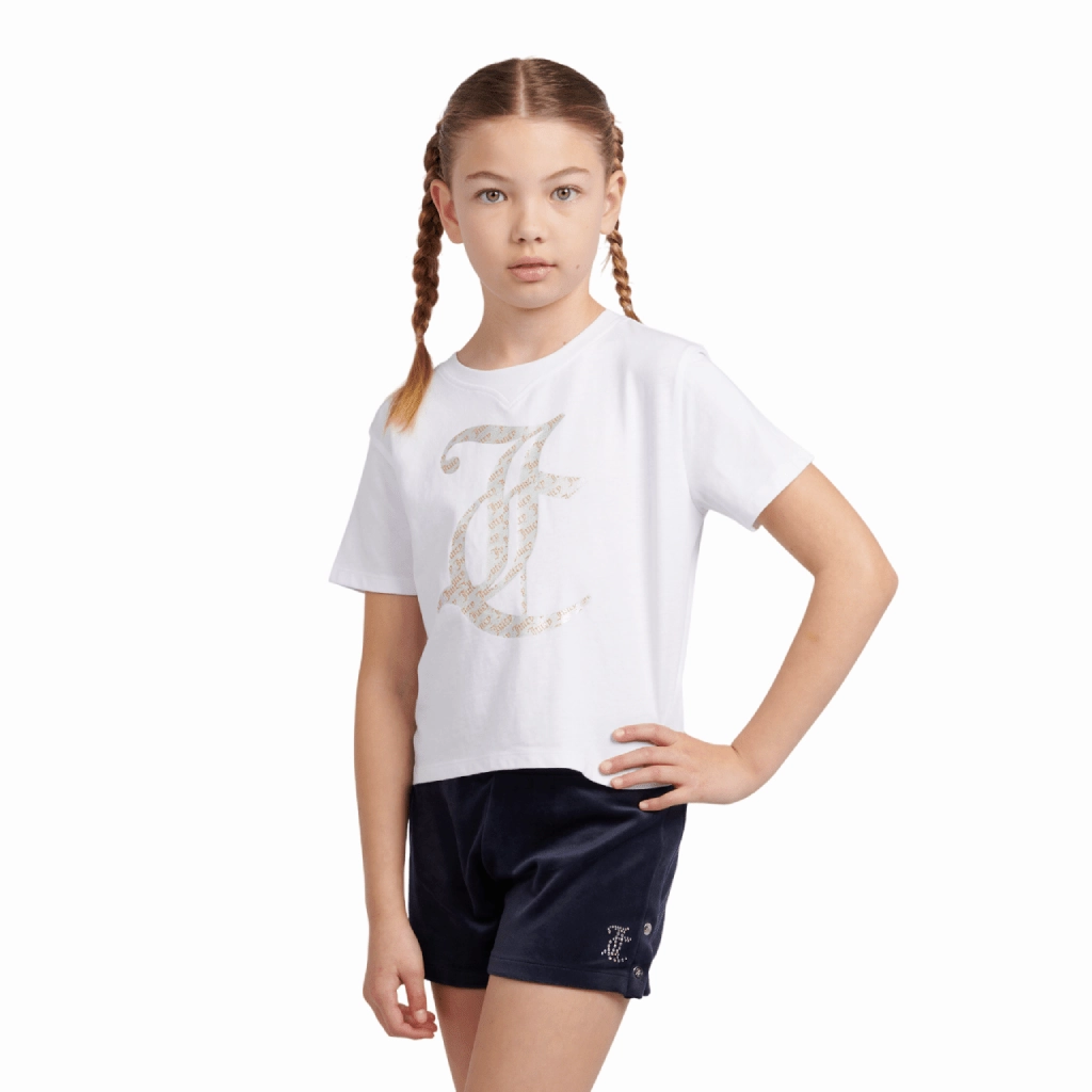 Juicy Couture Boxy Tee/Short Set Infant checkered pattern Clean Fit