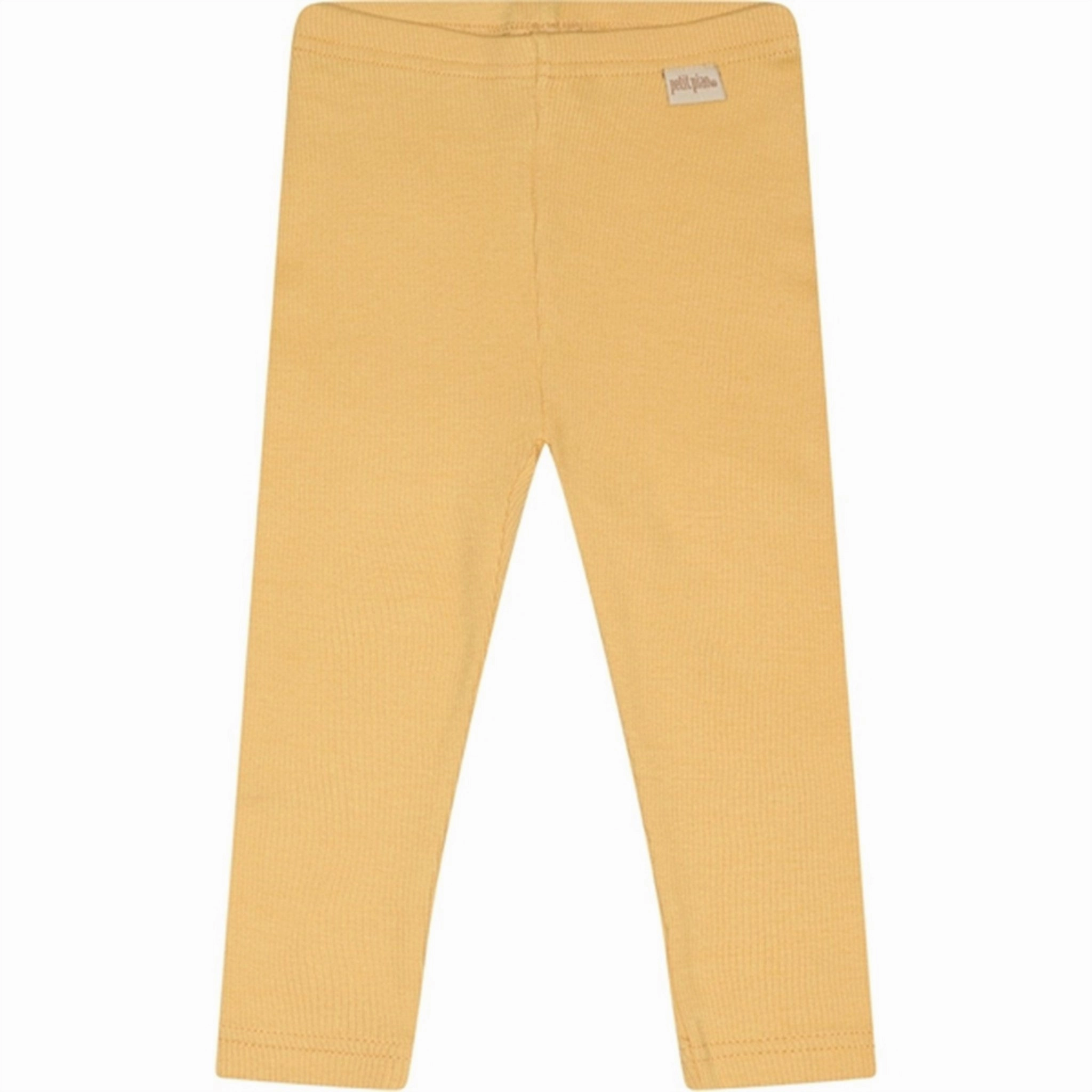Petit Piao Yellow Corn Modal Leggings Elastic Wear