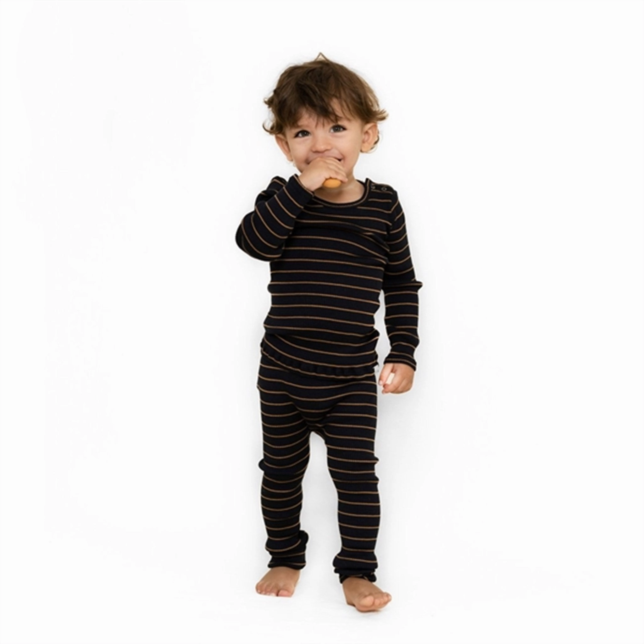 Move Fast Minimalisma Bieber Leggings Bronze Stripes