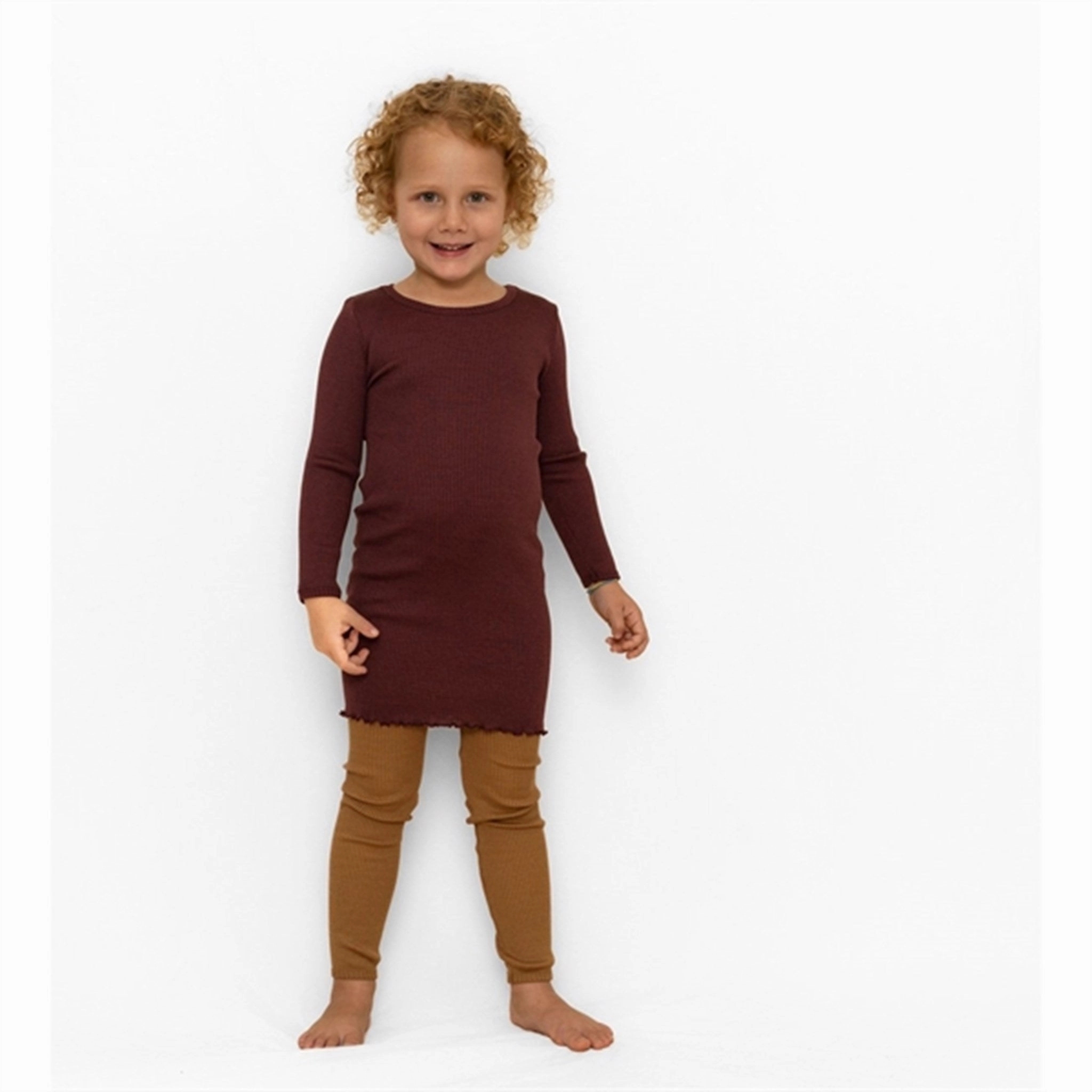 Minimalisma Bieber Leggings Bronze Soft Touch Fitness Training Super Soft