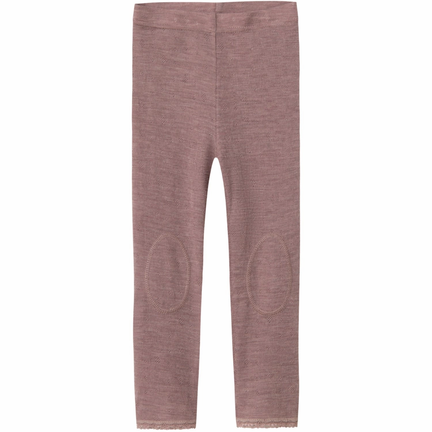 Name It Antler Nmfwang Wool Neddle Leggings Solid Noos Eco Friendly Luxury Choice Cross Waist Design