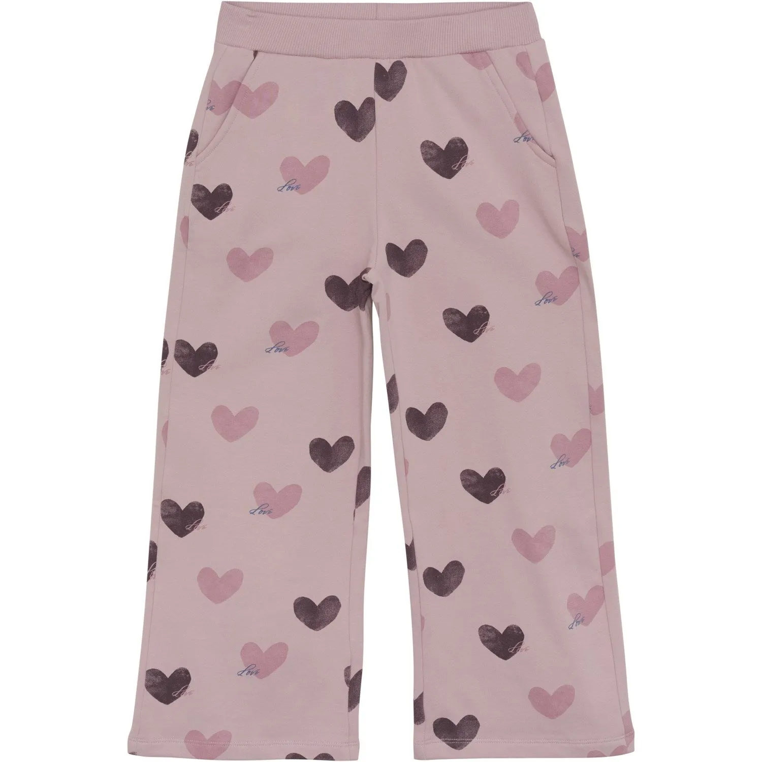 Drawstring closure Minymo Dawn Pink Sweatpants AOP