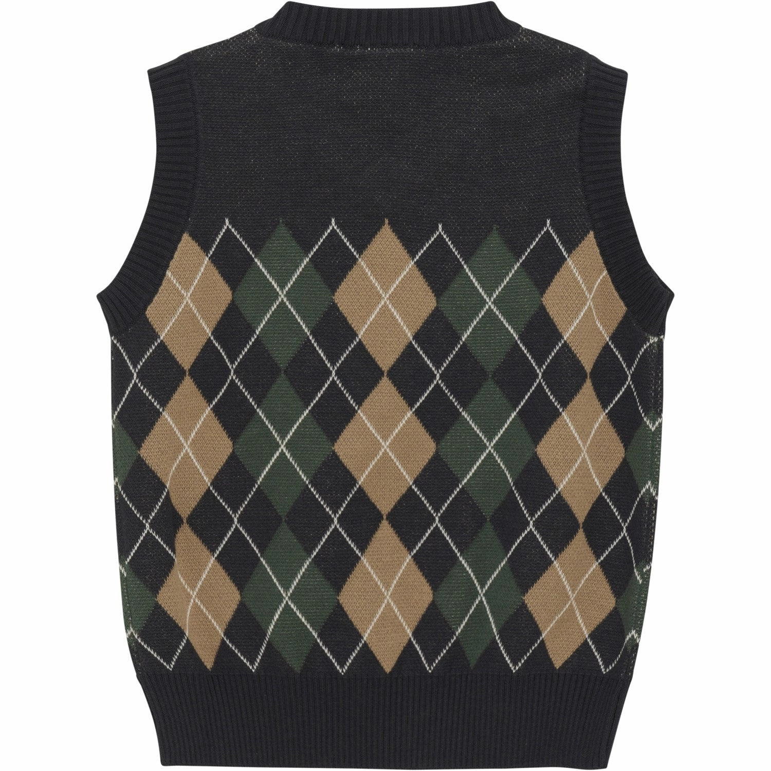 Minymo Dark Navy Slipover Knit Vest border
