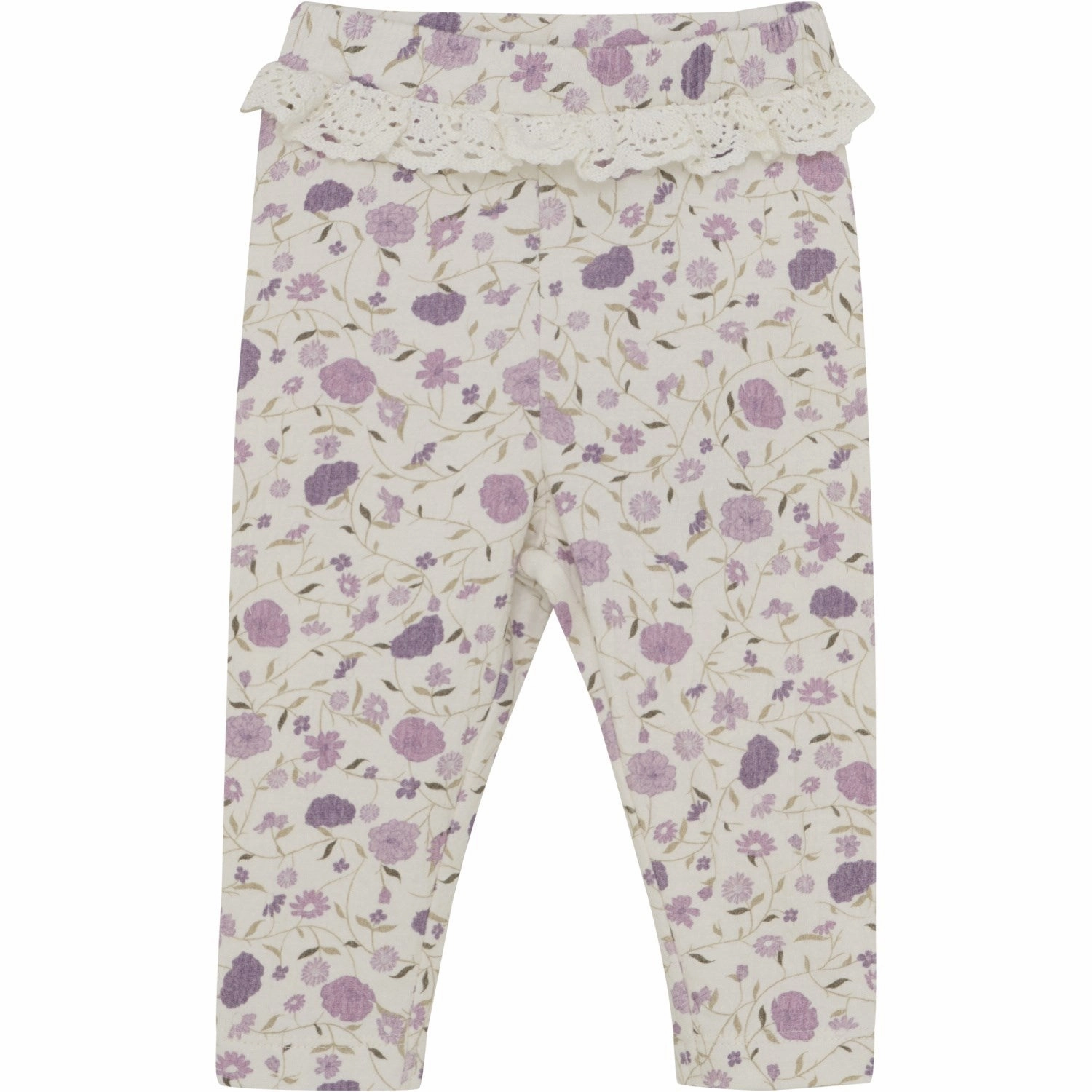 Minymo Eggnog Leggings AOP Tear Resistant Weave