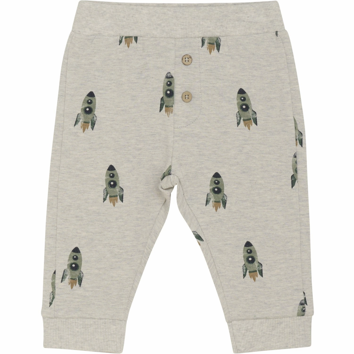 MultiPocket Configuration Feeling Minymo Grey Melange Sweatpants AOP