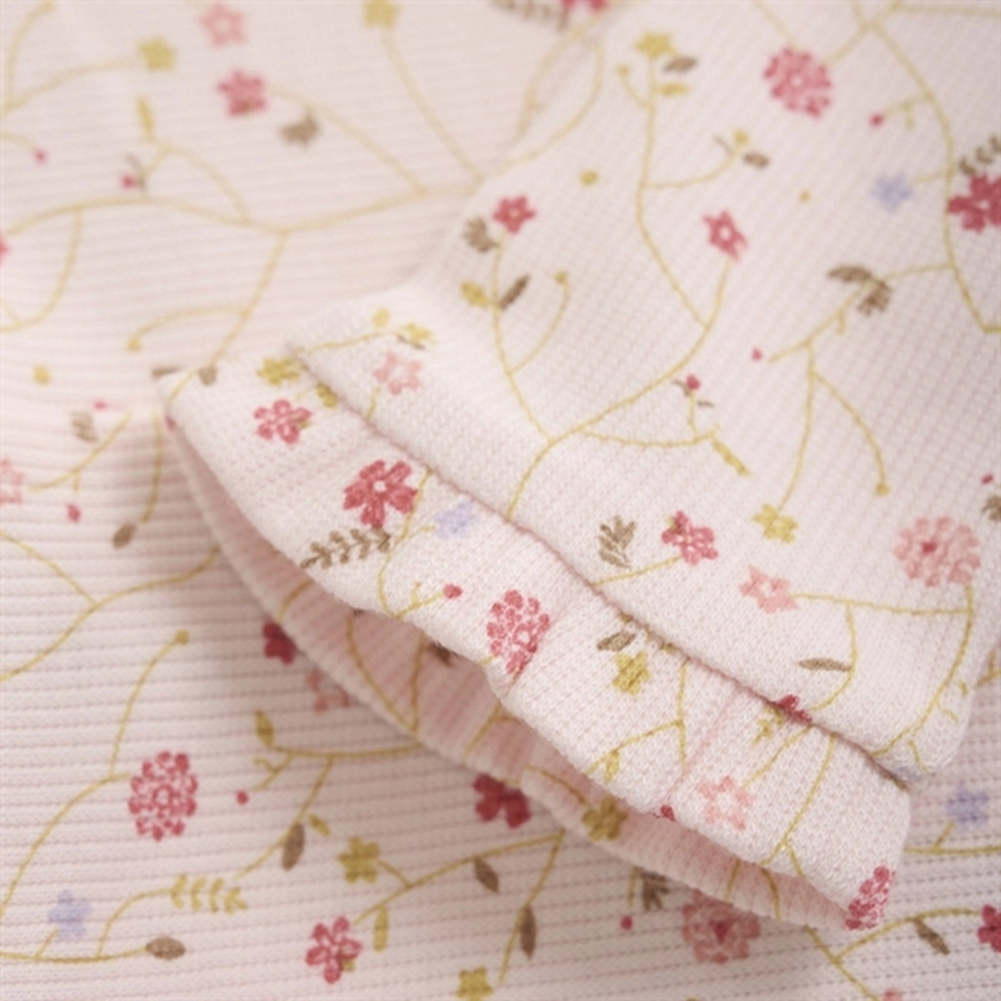 Minymo Pink Dogwood Leggings AOP Rib Dry Fit